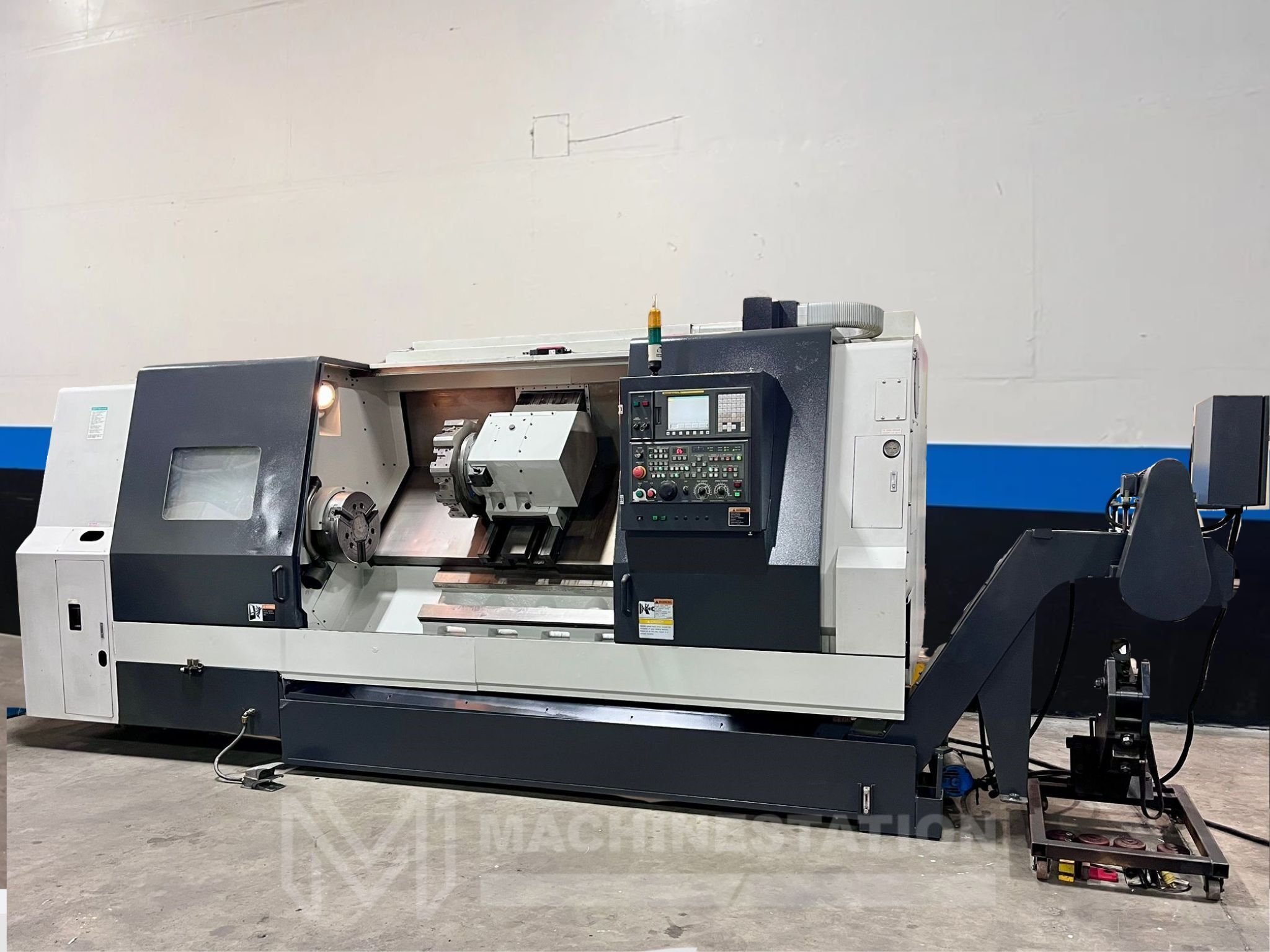 Samsung SL-35A/1500 CNC Turning Center - Long Bed Steady Rest Lathe 0