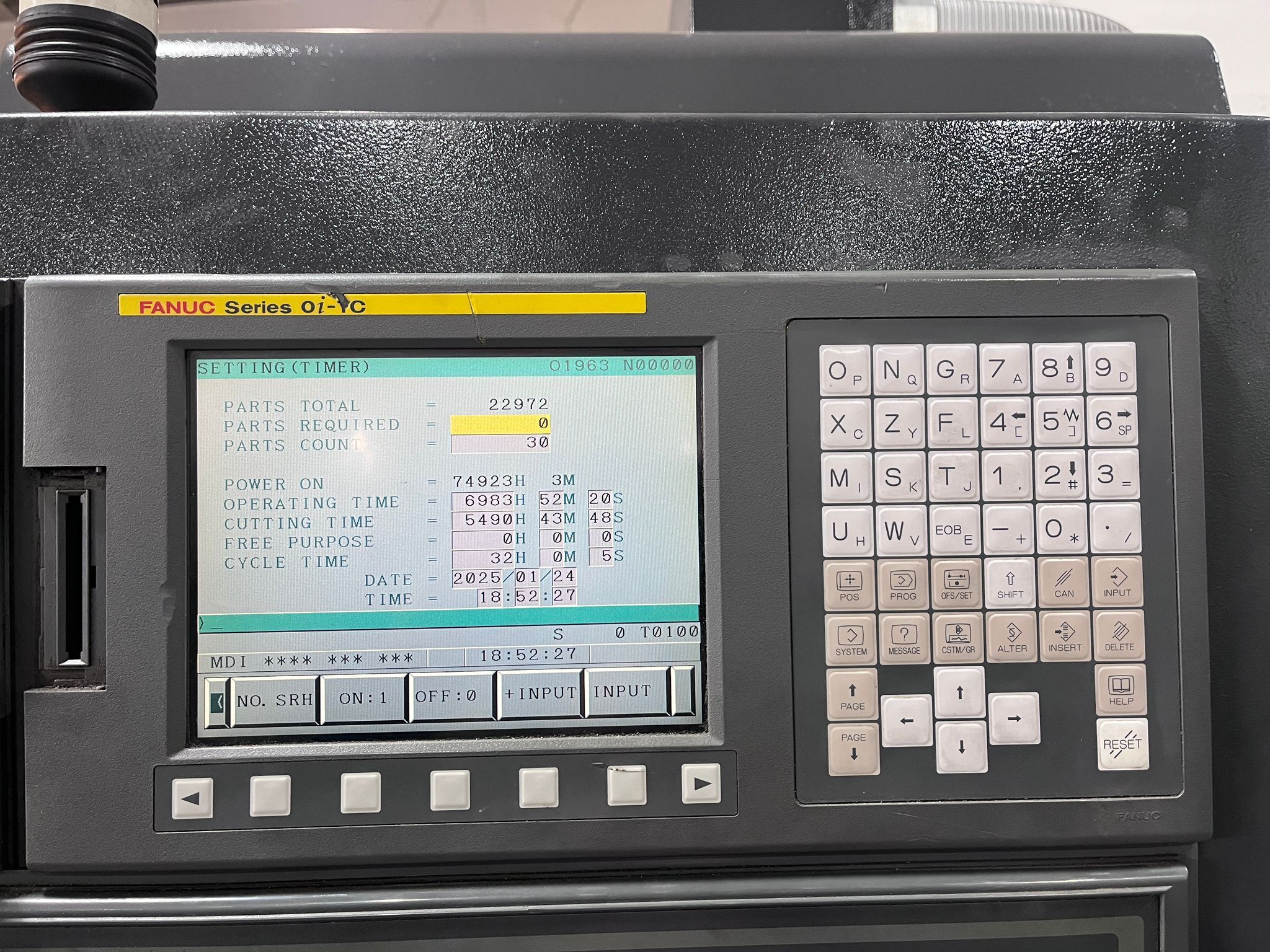 Samsung SL-35A/1500 CNC Turning Center - Long Bed Steady Rest Lathe 6