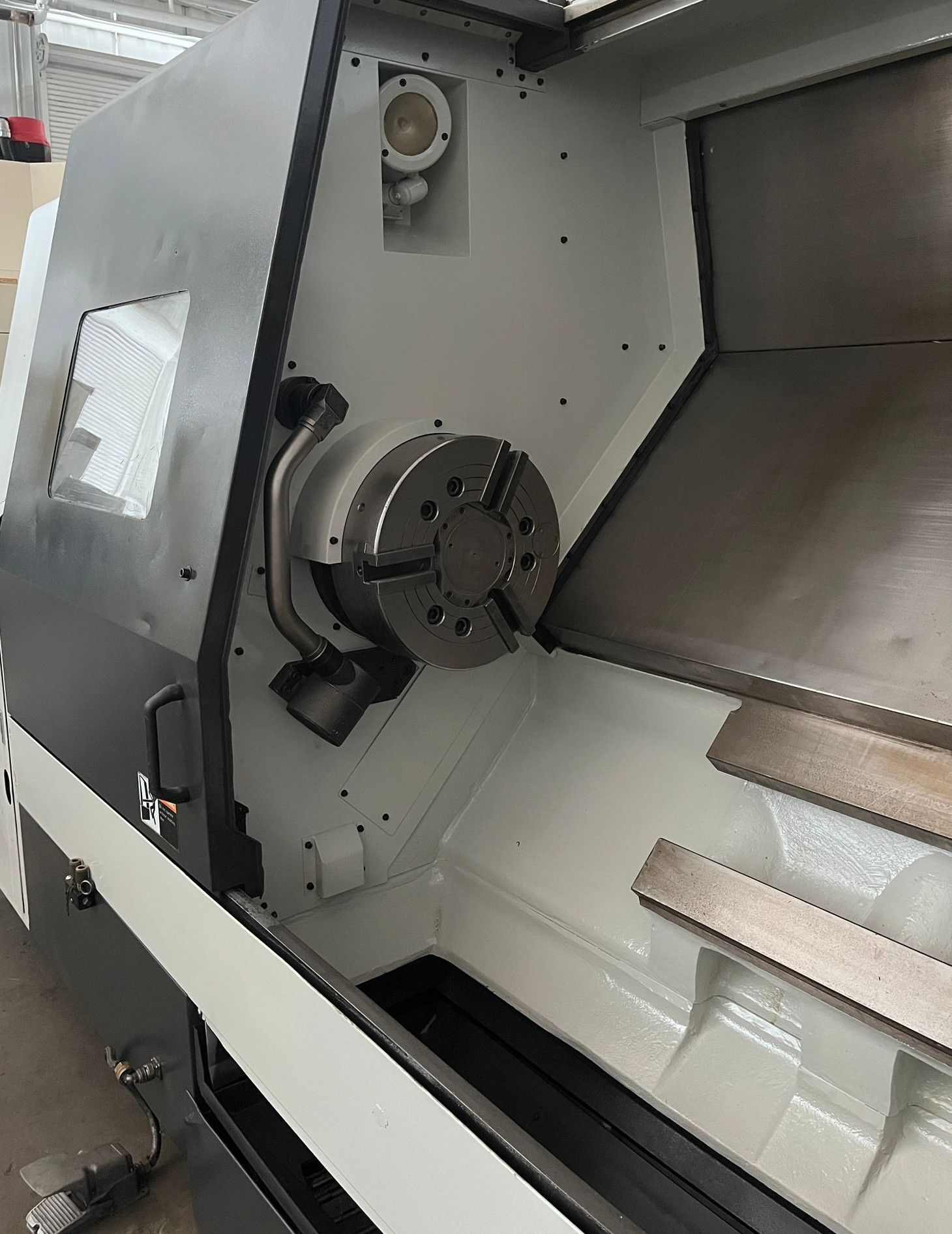 Samsung SL-35A/1500 CNC Turning Center - Long Bed Steady Rest Lathe 9