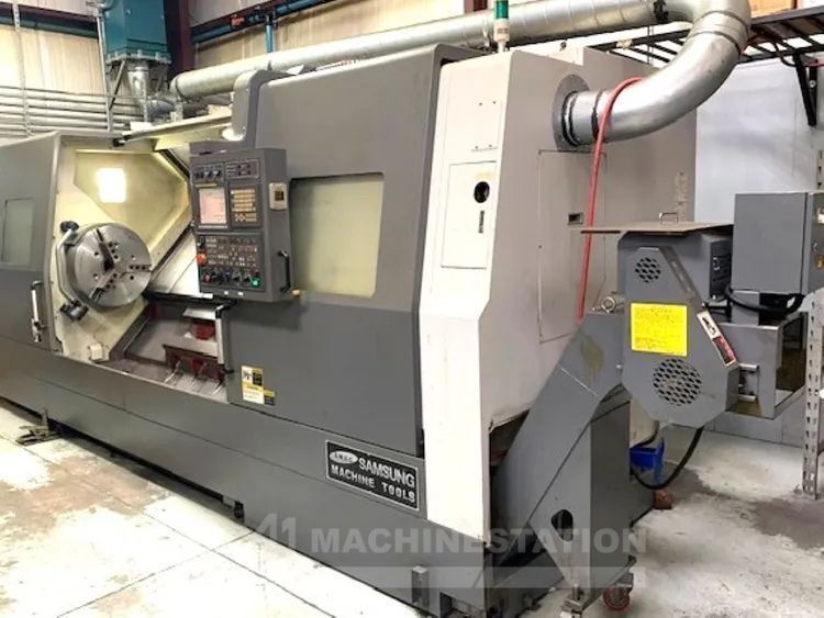 Samsung SMEC SL45/2000BB CNC Turning Center - Long Bed 7.1" Big Bore Lathe 1