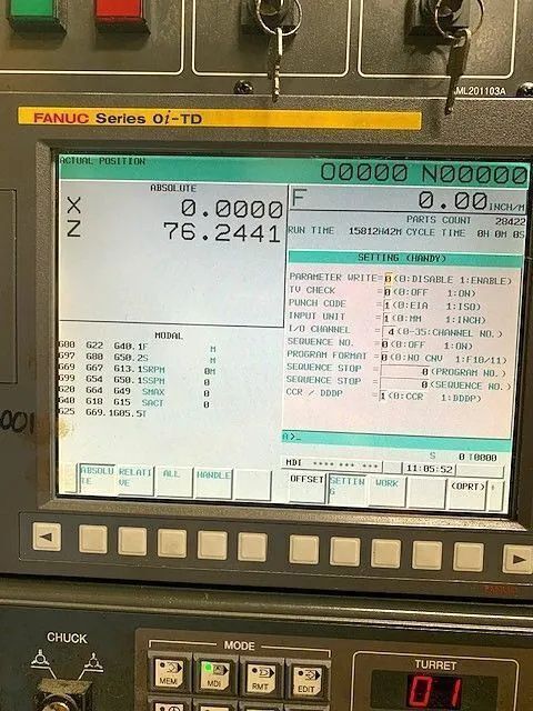 Samsung SMEC SL45/2000BB CNC Turning Center - Long Bed 7.1" Big Bore Lathe 2