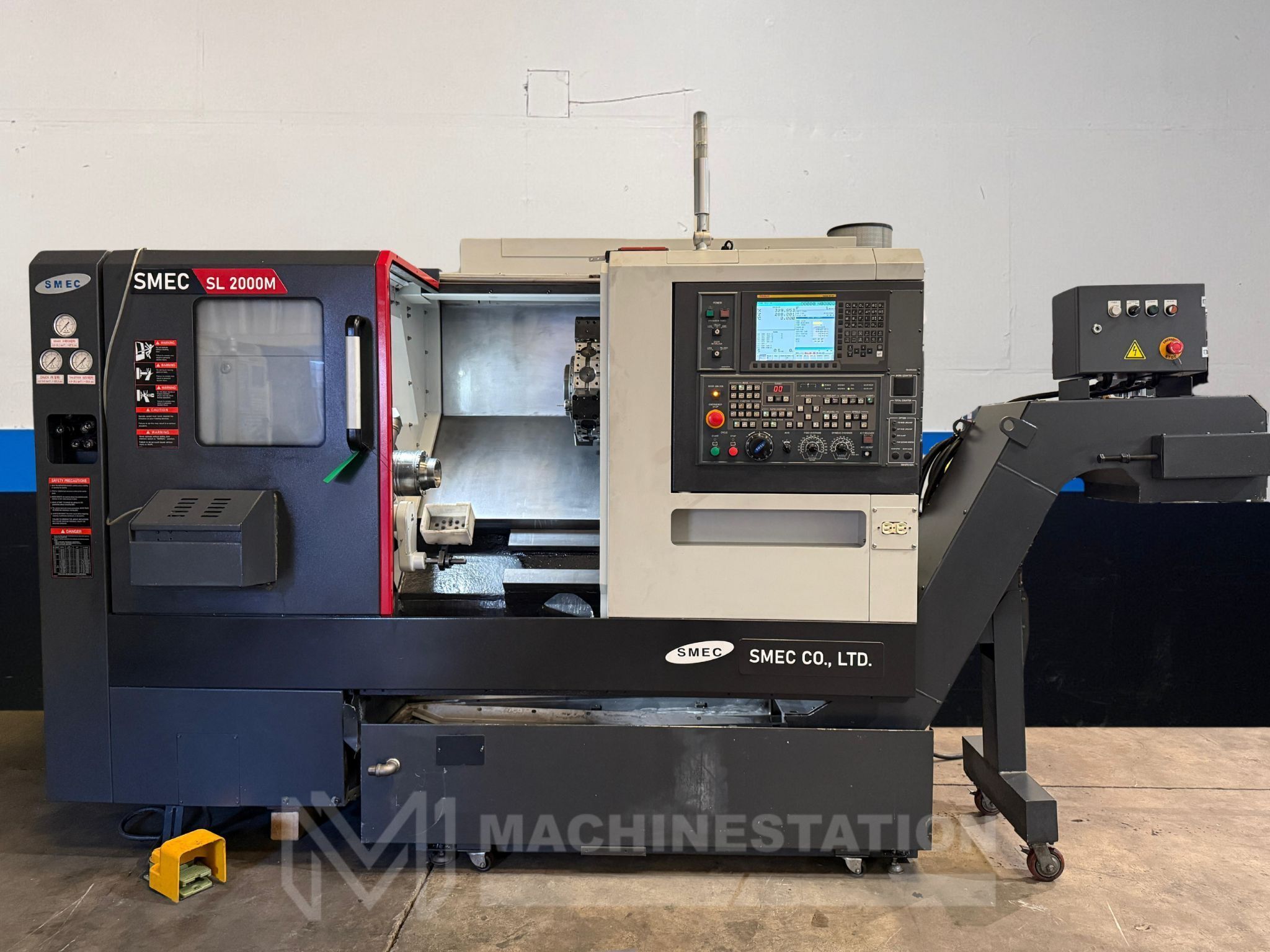 Samsung SMEC SL-2000M CNC Turning Center - 2020 C Axis Live Tool Lathe 0