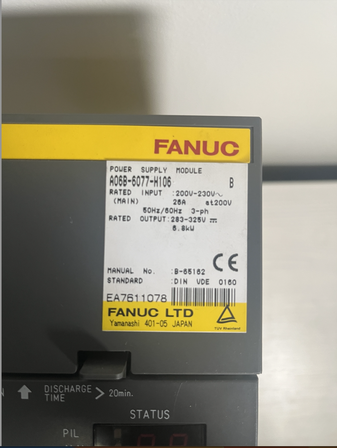 FANUC A06B-6077-H106 1