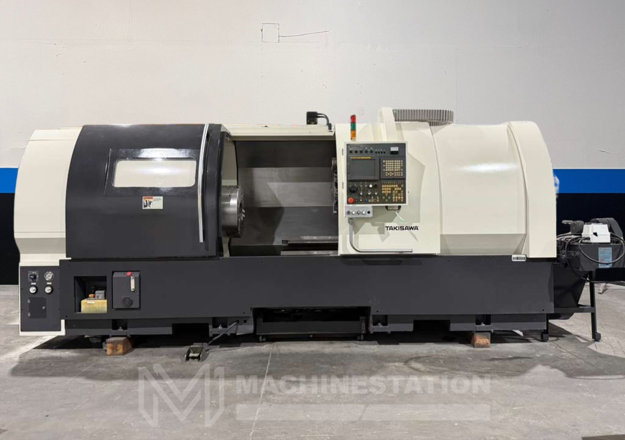 Takisawa EX-122 CNC Turning Center - 21" Chuck, 7.87" Big Bore, Long Bed Lathe 1