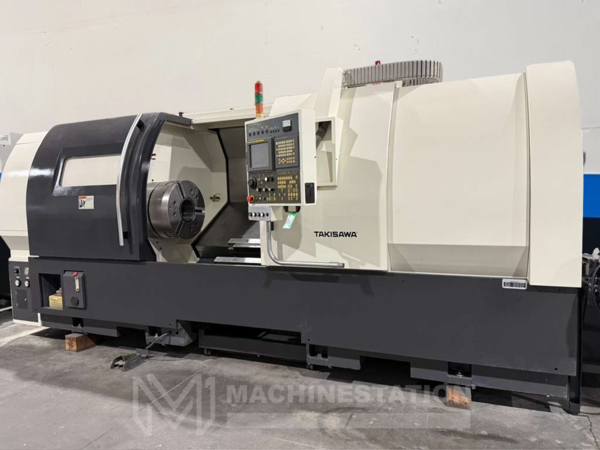 Takisawa EX-122 CNC Turning Center - 21" Chuck, 7.87" Big Bore, Long Bed Lathe 3