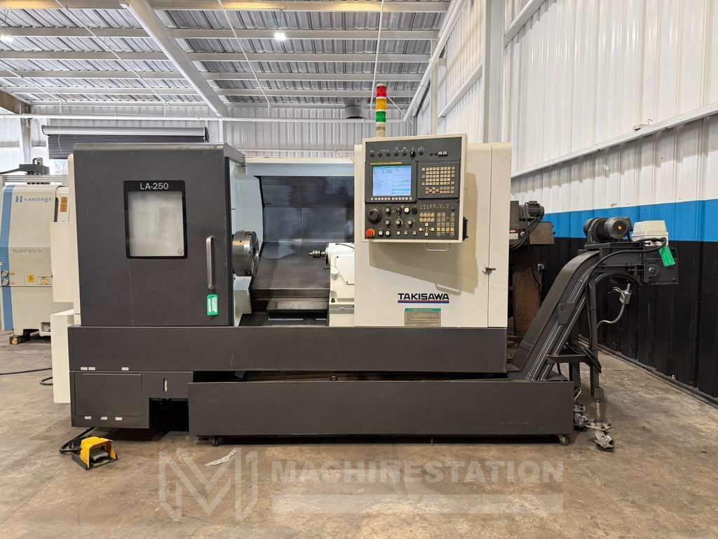 Takisawa LA-250 CNC Turning Center - 12" Chuck Lathe 0