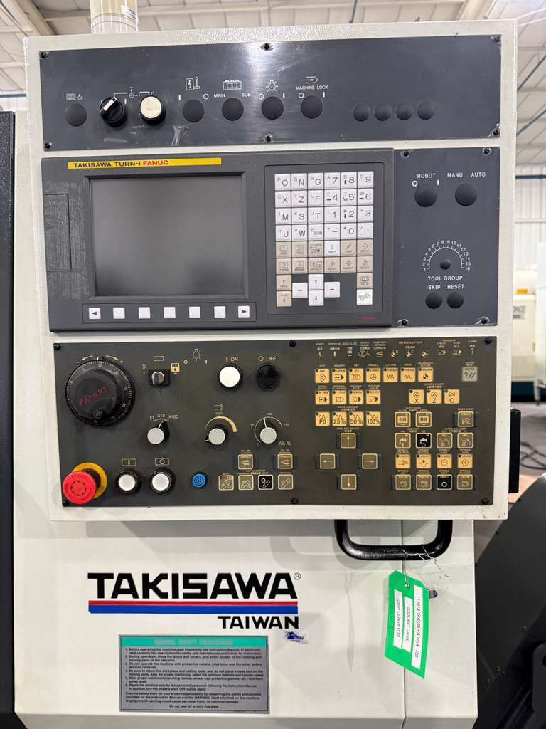 Takisawa NEX-108 CNC Turning Center - 8" Chuck, Tool Presetter, Tailstock Lathe 4