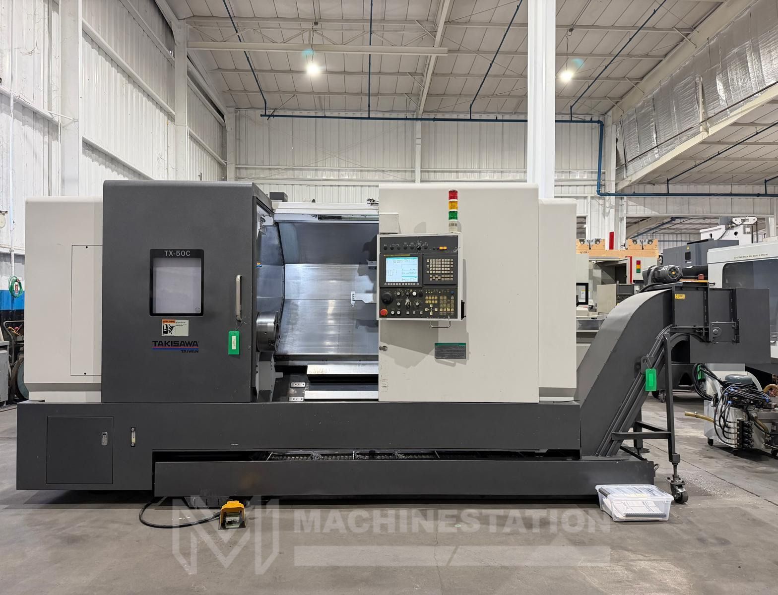 Takisawa TX-50C CNC Turning Center - 12" Chuck, 5" Big Bore Lathe 1