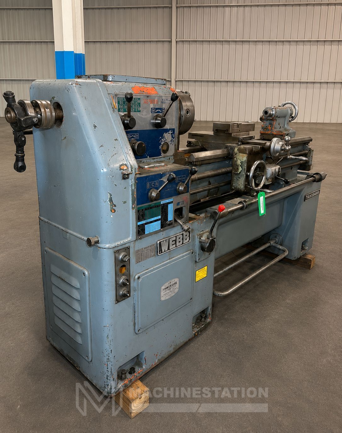Takisawa Webb TSL-1000D Precision Gap Bed Engine Lathe 1