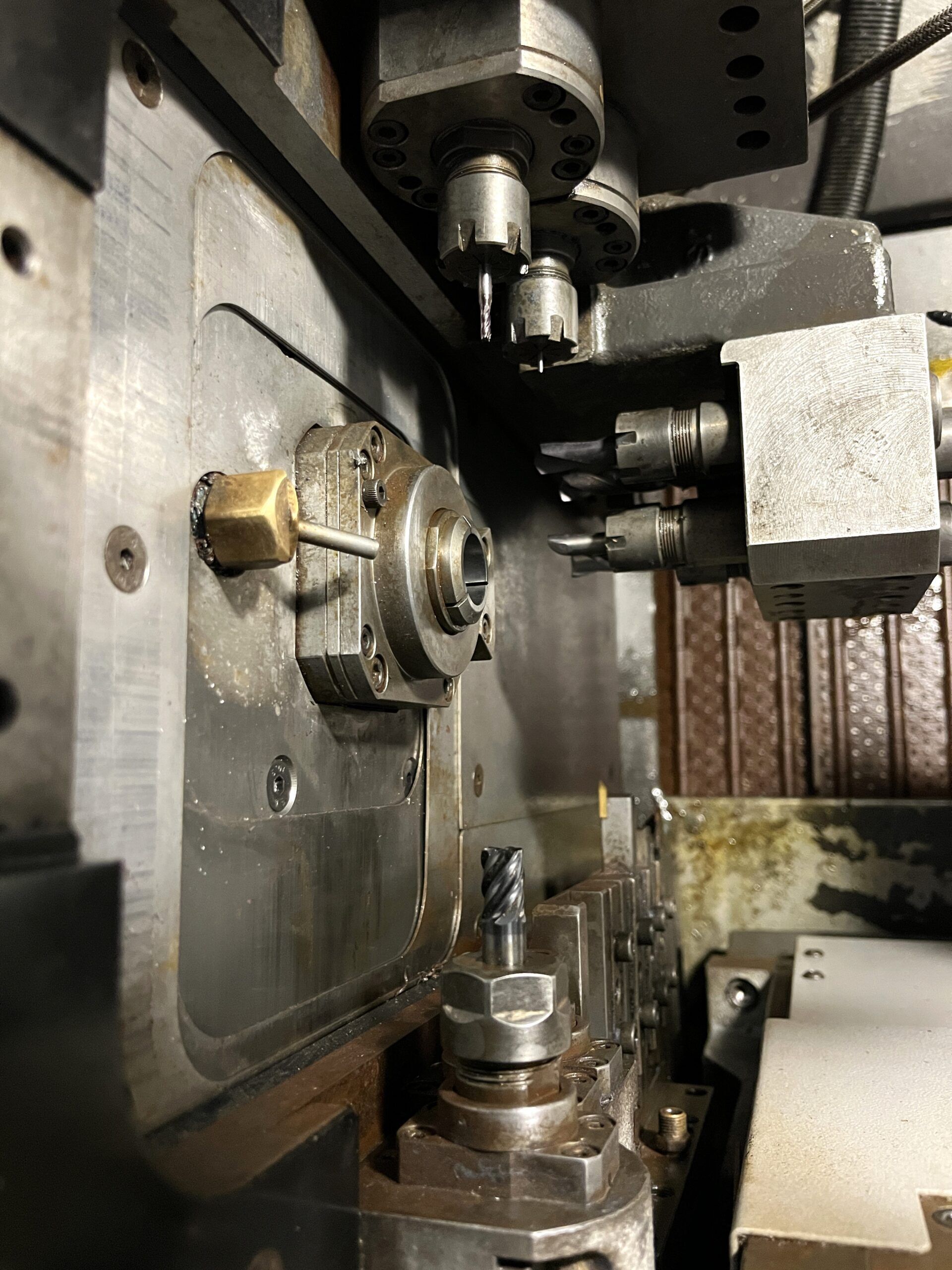 Tsugami S206 CNC Swiss Type Automatic Lathe - Bar Feeder 12