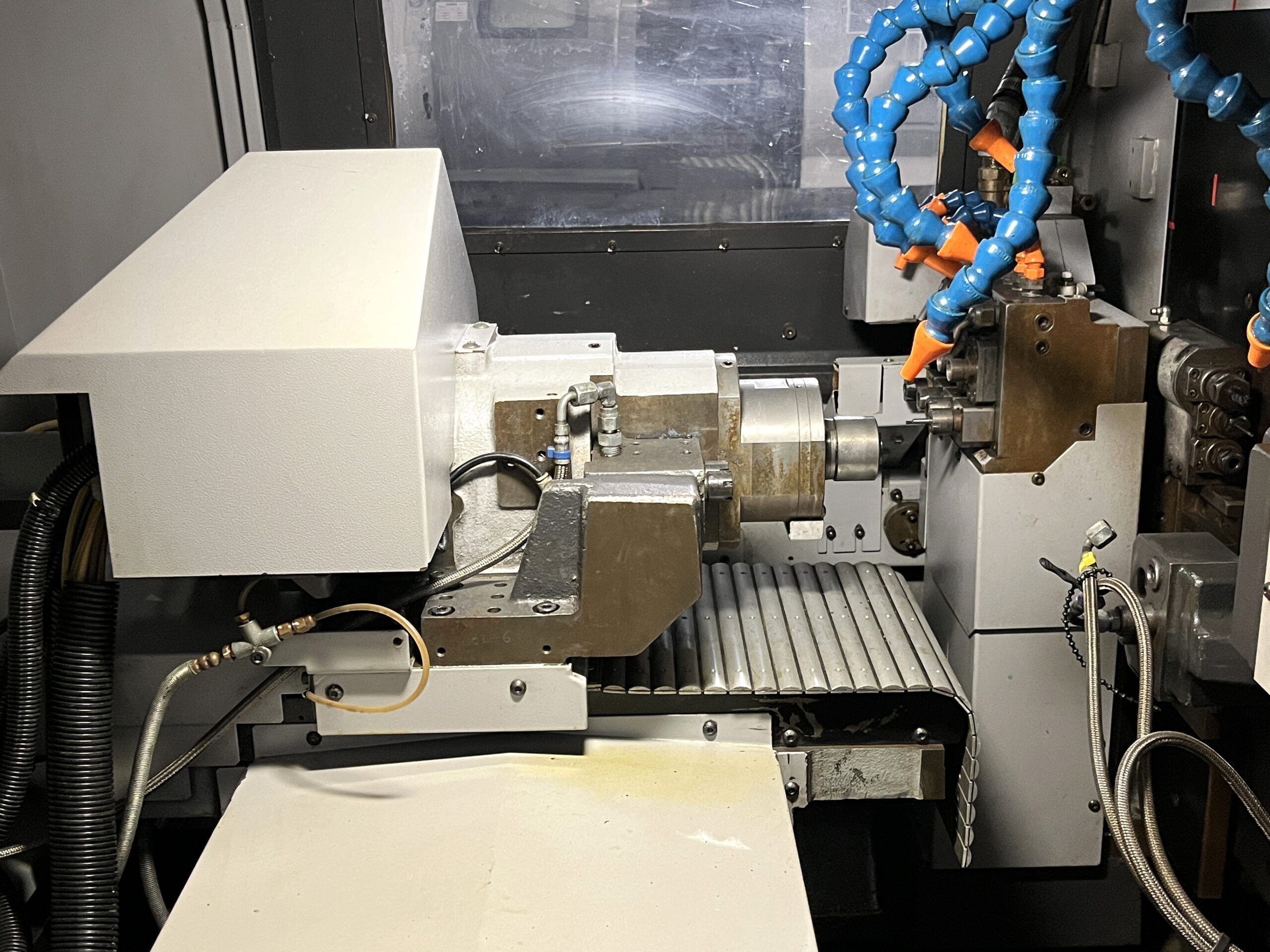 Tsugami S206 CNC Swiss Type Automatic Lathe - Bar Feeder 20