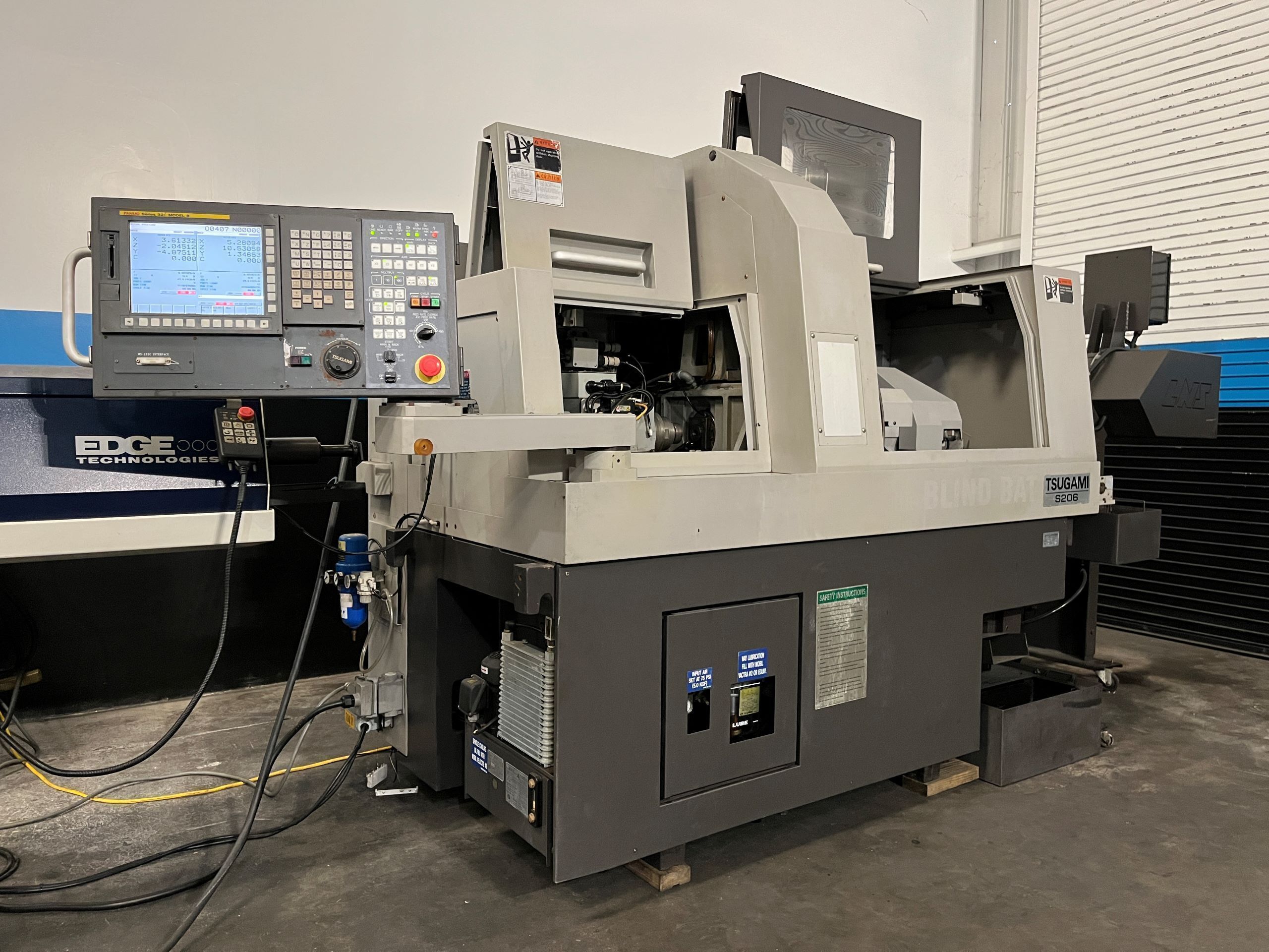 Tsugami S206 CNC Swiss Type Automatic Lathe - Bar Feeder 3