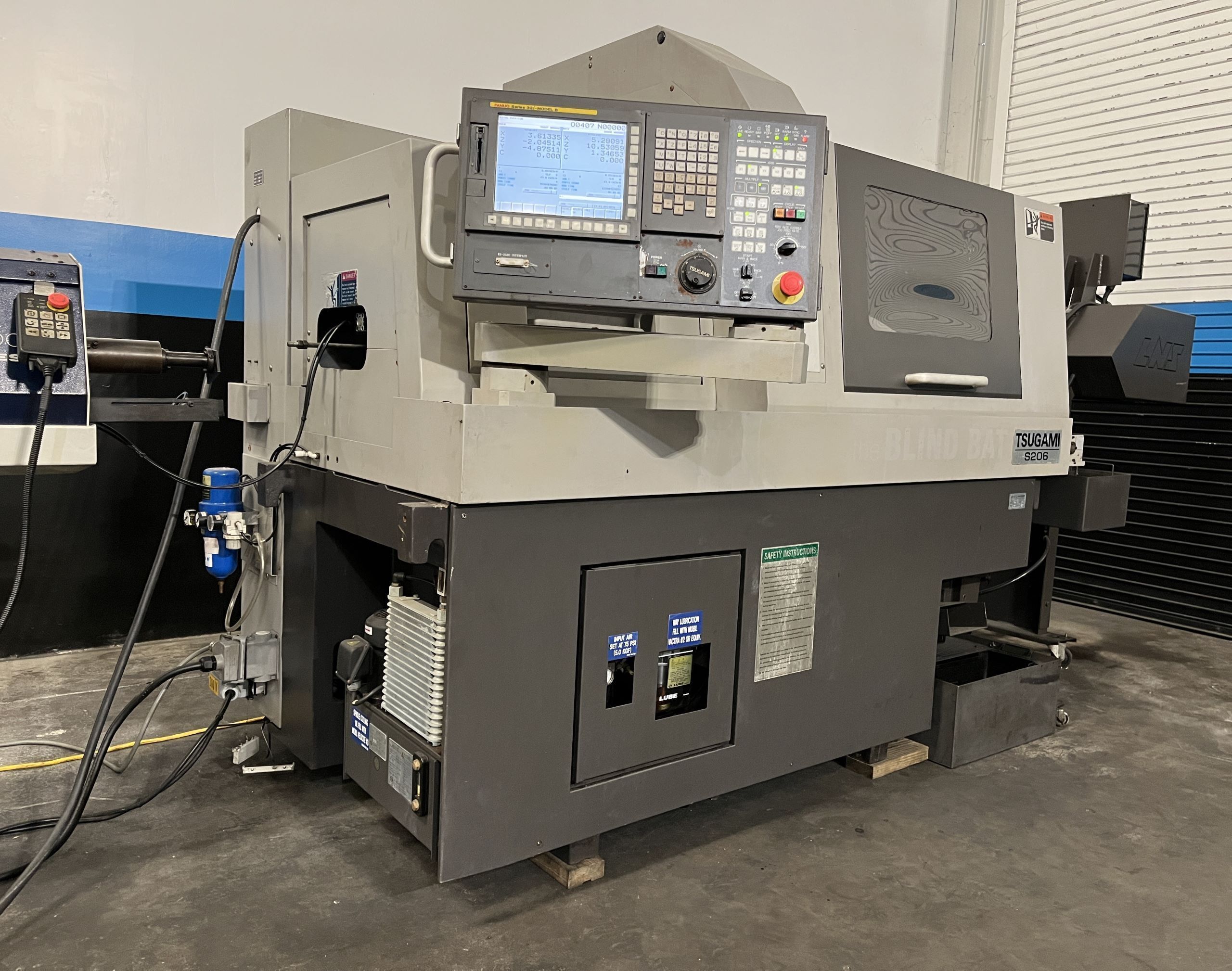 Used Tsugami S206 CNC Swiss-Type Automatic Lathe (2014)