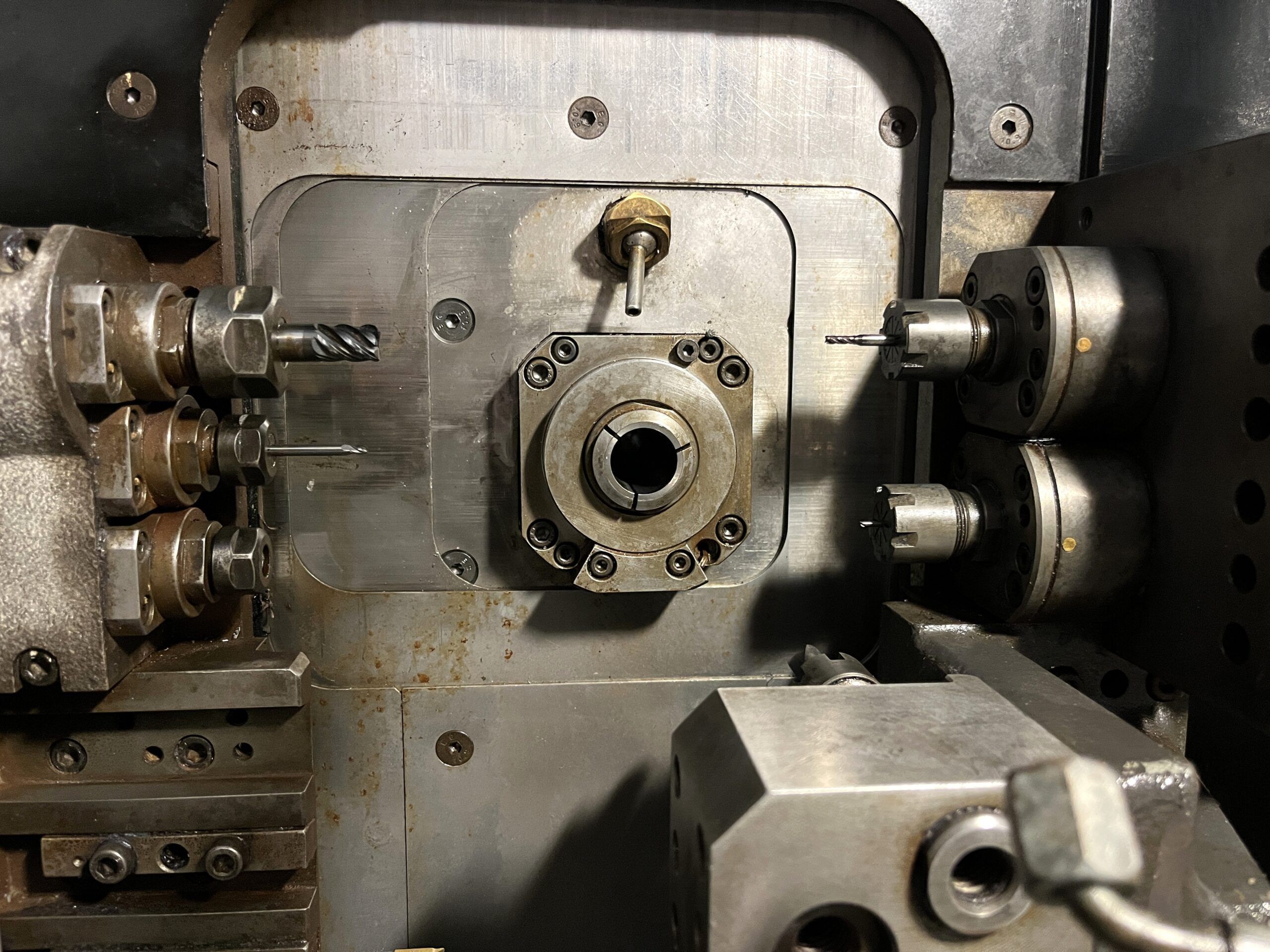 Tsugami S206 CNC Swiss Type Automatic Lathe - Bar Feeder 11