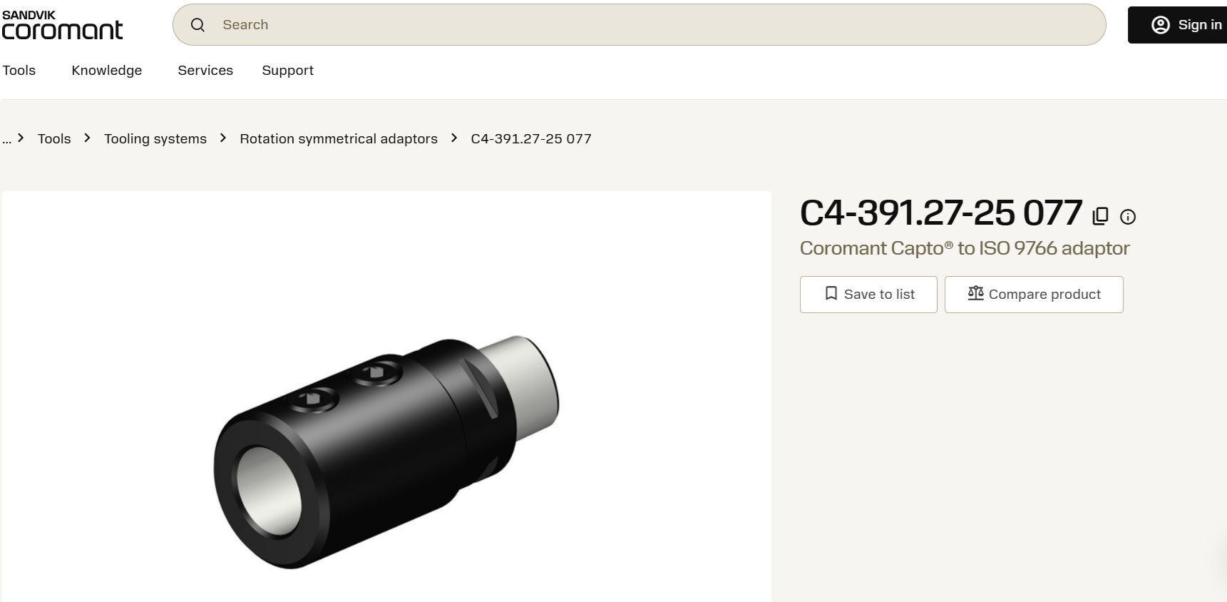 Sandvik Coromant Capto 6