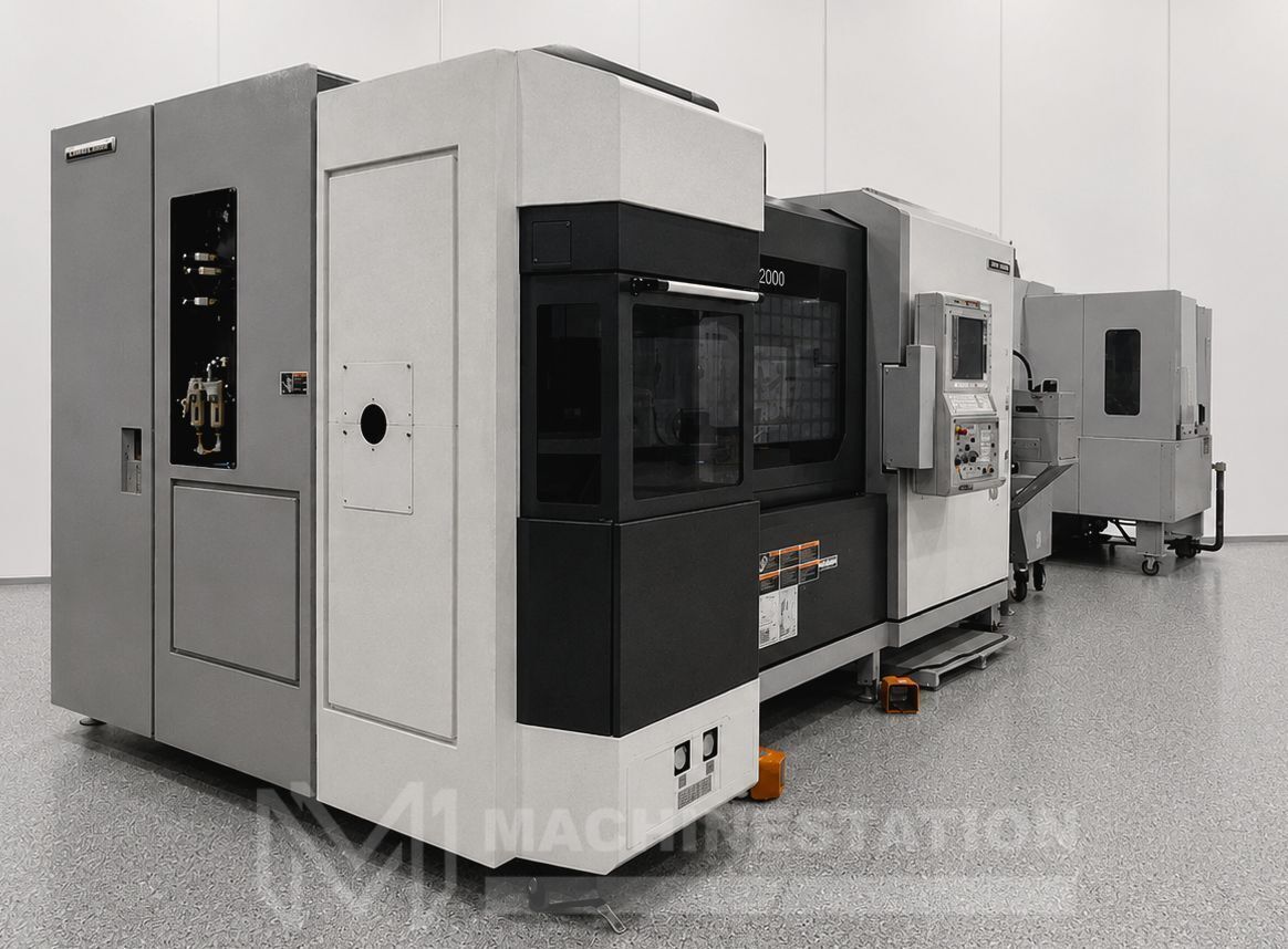 DMG Mori Seiki NTX2000/1500S Multi-Axis CNC Lathe with Milling Spindle, Lower Turret. 1