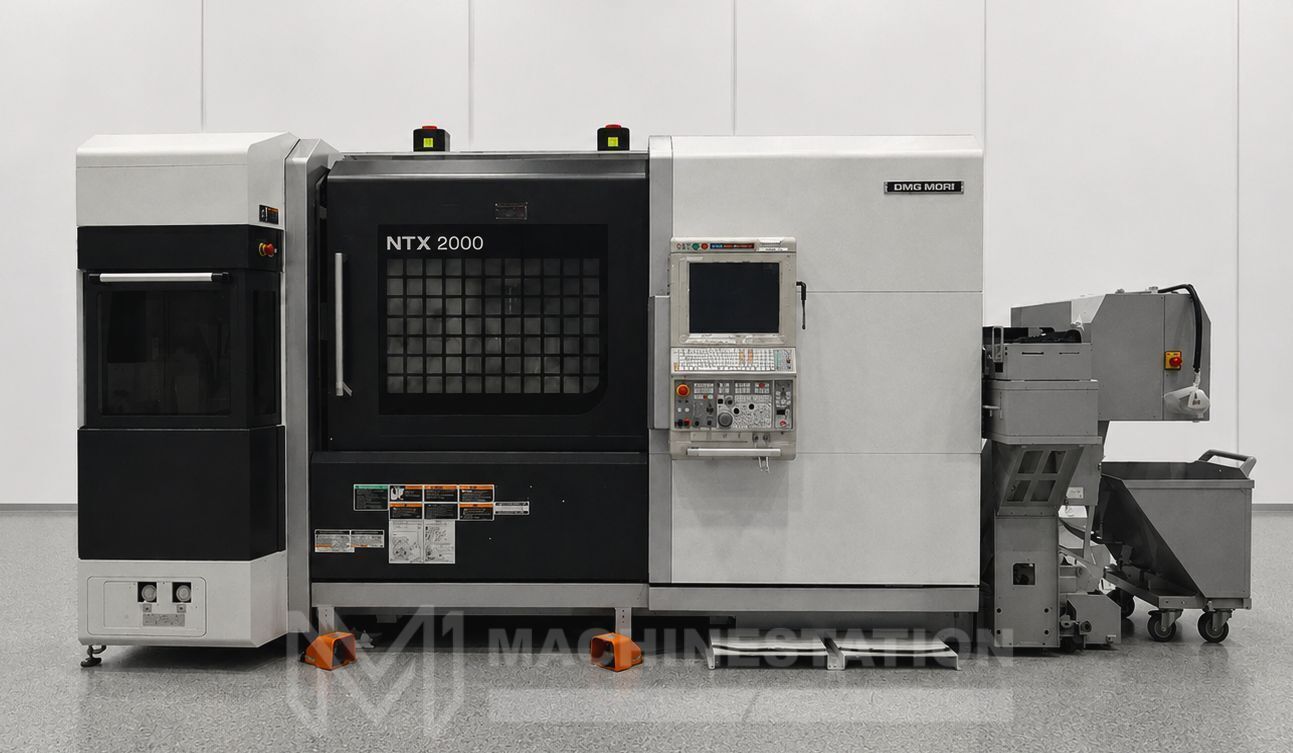 DMG Mori Seiki NTX2000/1500S Multi-Axis CNC Lathe with Milling Spindle, Lower Turret. 0