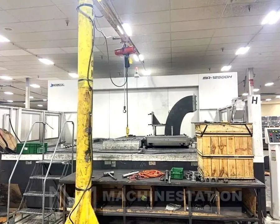 Okuma MA-12500H CNC Horizontal Machining Center - Extended X-Axis Travel Mill 1