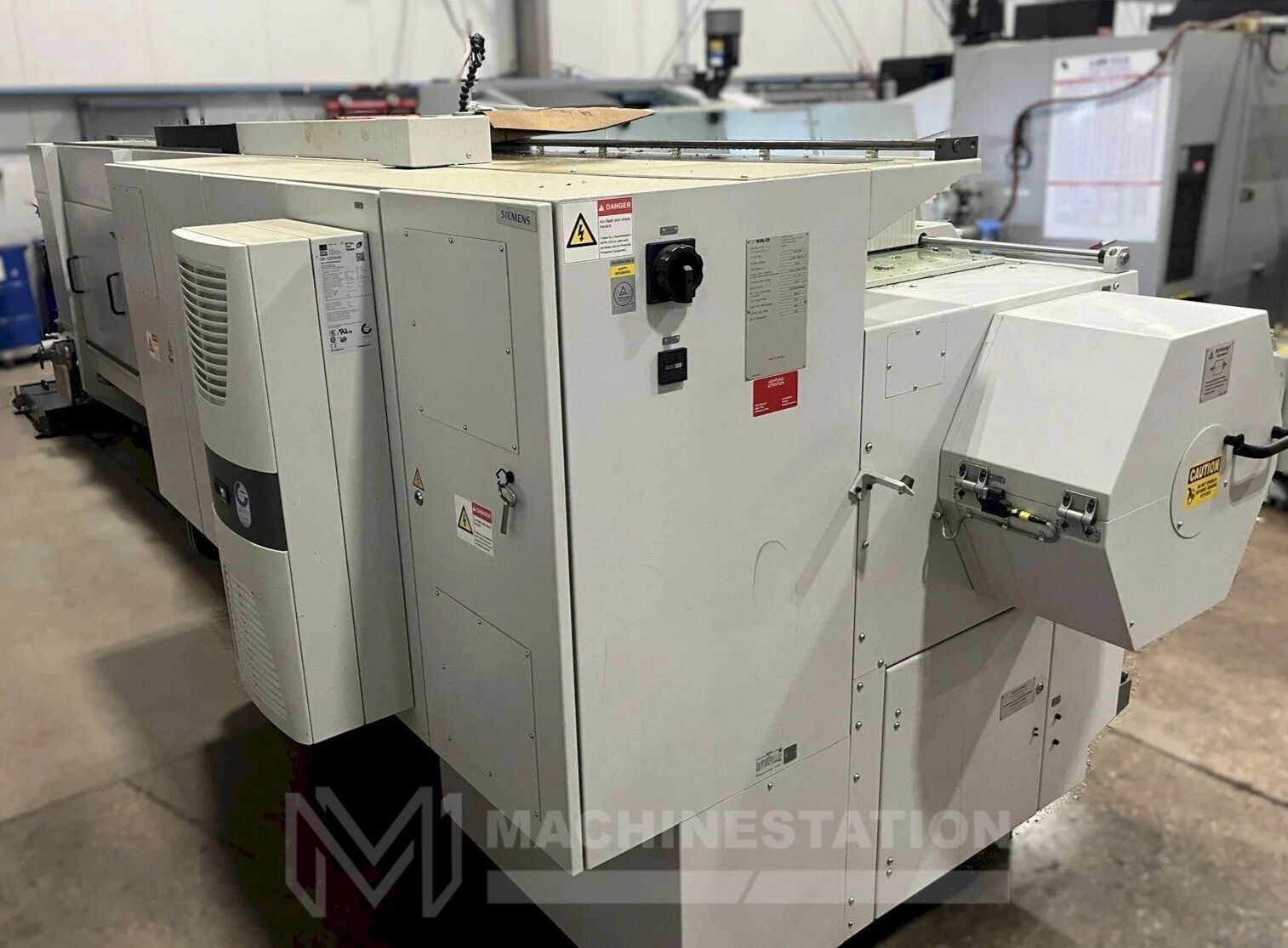 Weiler E80 x 4500 Flat Bed CNC Lathe - 2017 6.5" Big Bore, 177" Long Bed 12