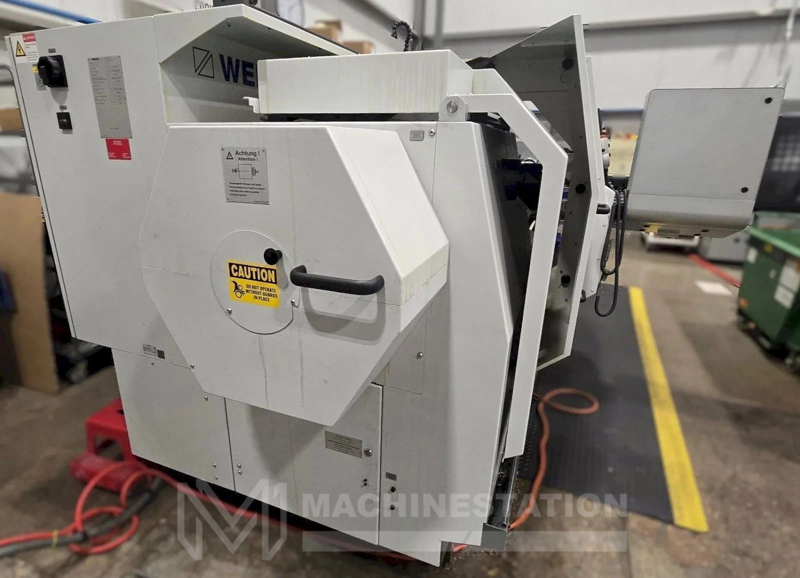 Weiler E80 x 4500 Flat Bed CNC Lathe - 2017 6.5" Big Bore, 177" Long Bed 3
