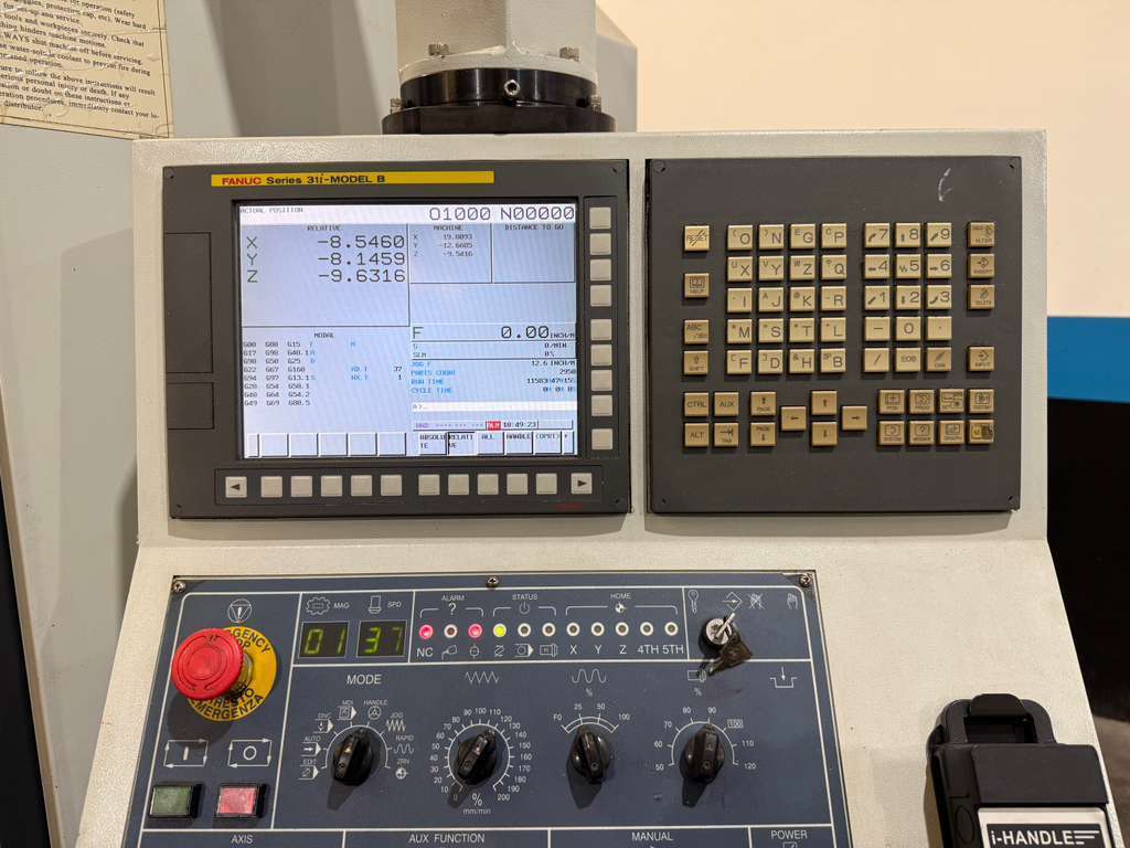 Yama Seiki AF-1060 CNC Vertical Machining Center - 12000 RPM TSC Mill 7