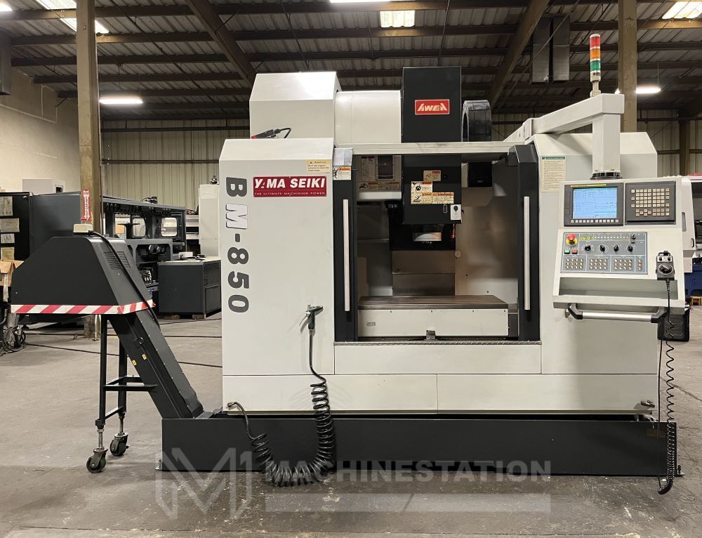 Yama Seiki BM-850 CNC Vertical Mill - 4th Axis Ready 1