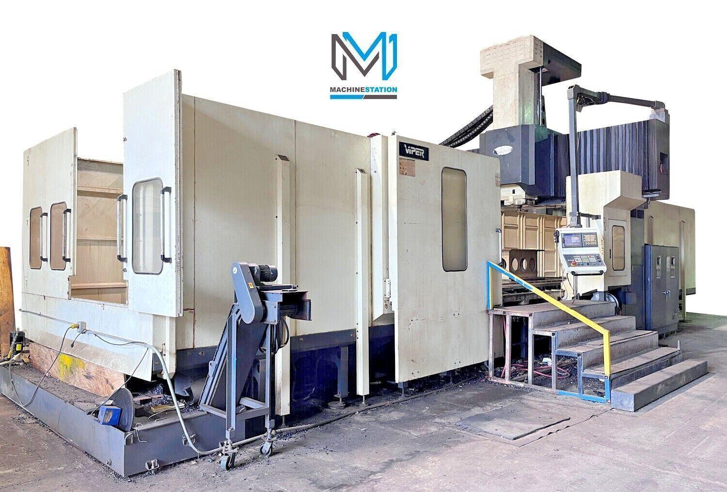 Mighty Viper 6350 CNC Vertical Bridge Gantry Mill 236" X 118" VMC 0