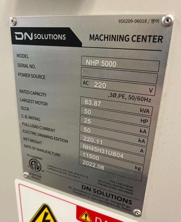 DN Solutions NHP 5000 (2)