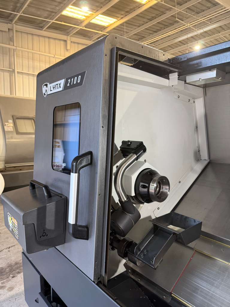 Doosan DN Solutions Lynx 2100A CNC Turning Center - 2022 Bar Feeder Lathe 11