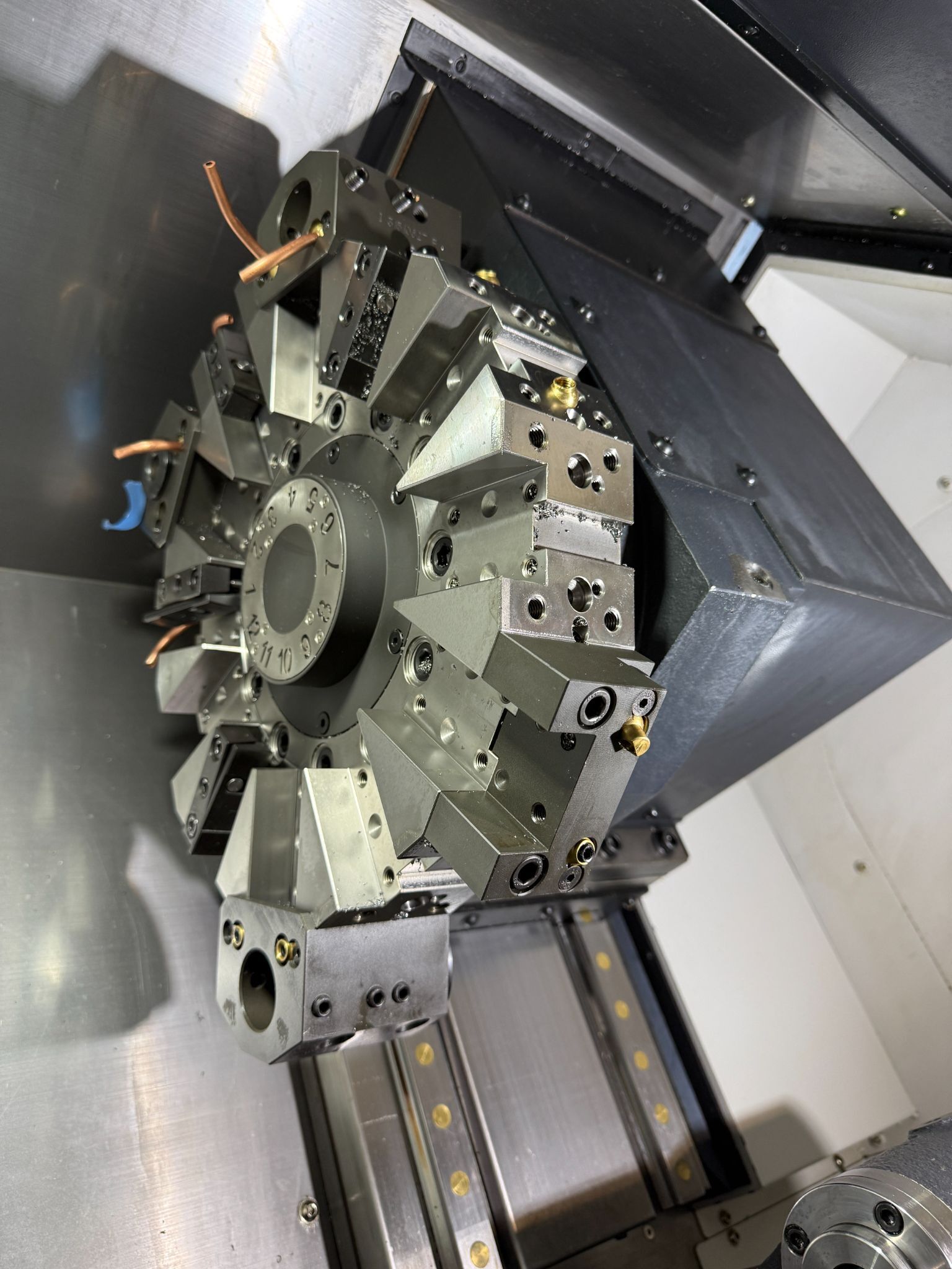 Doosan DN Solutions Lynx 2100A CNC Turning Center - 2022 Bar Feeder Lathe 14