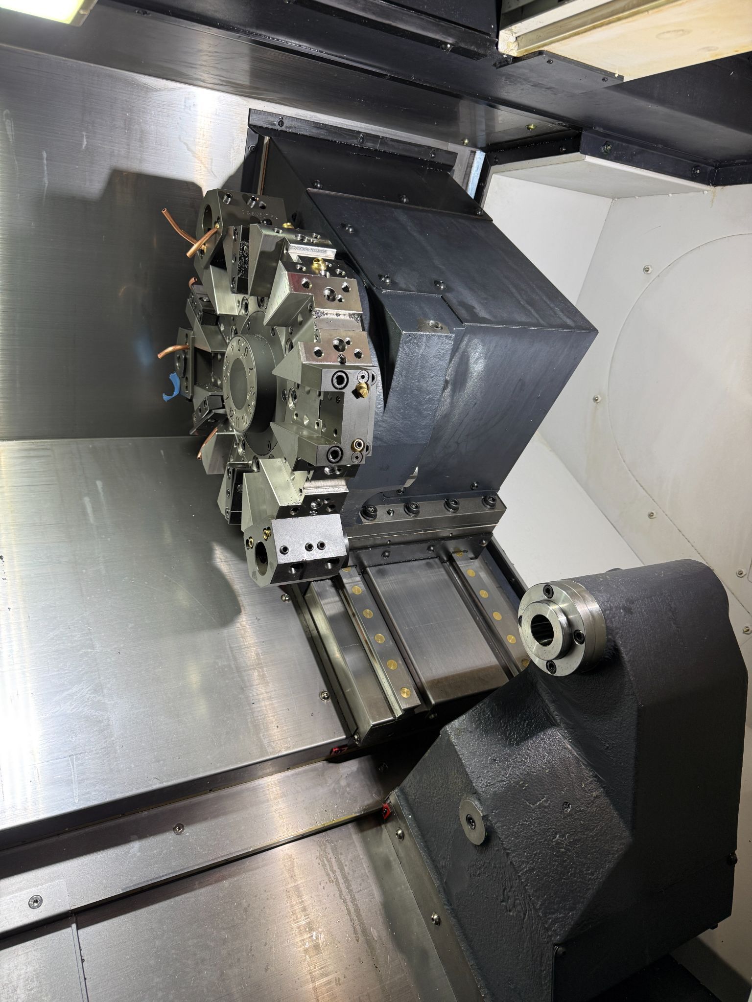 Doosan DN Solutions Lynx 2100A CNC Turning Center - 2022 Bar Feeder Lathe 15