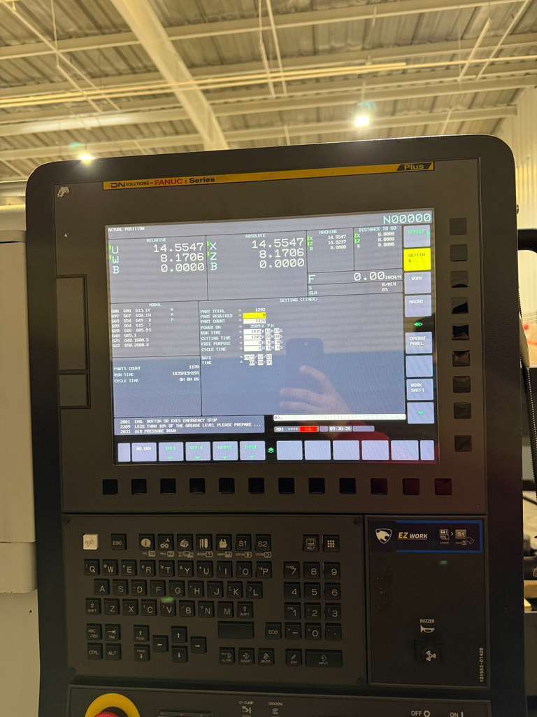 Doosan DN Solutions Lynx 2100A CNC Turning Center - 2022 Bar Feeder Lathe 5