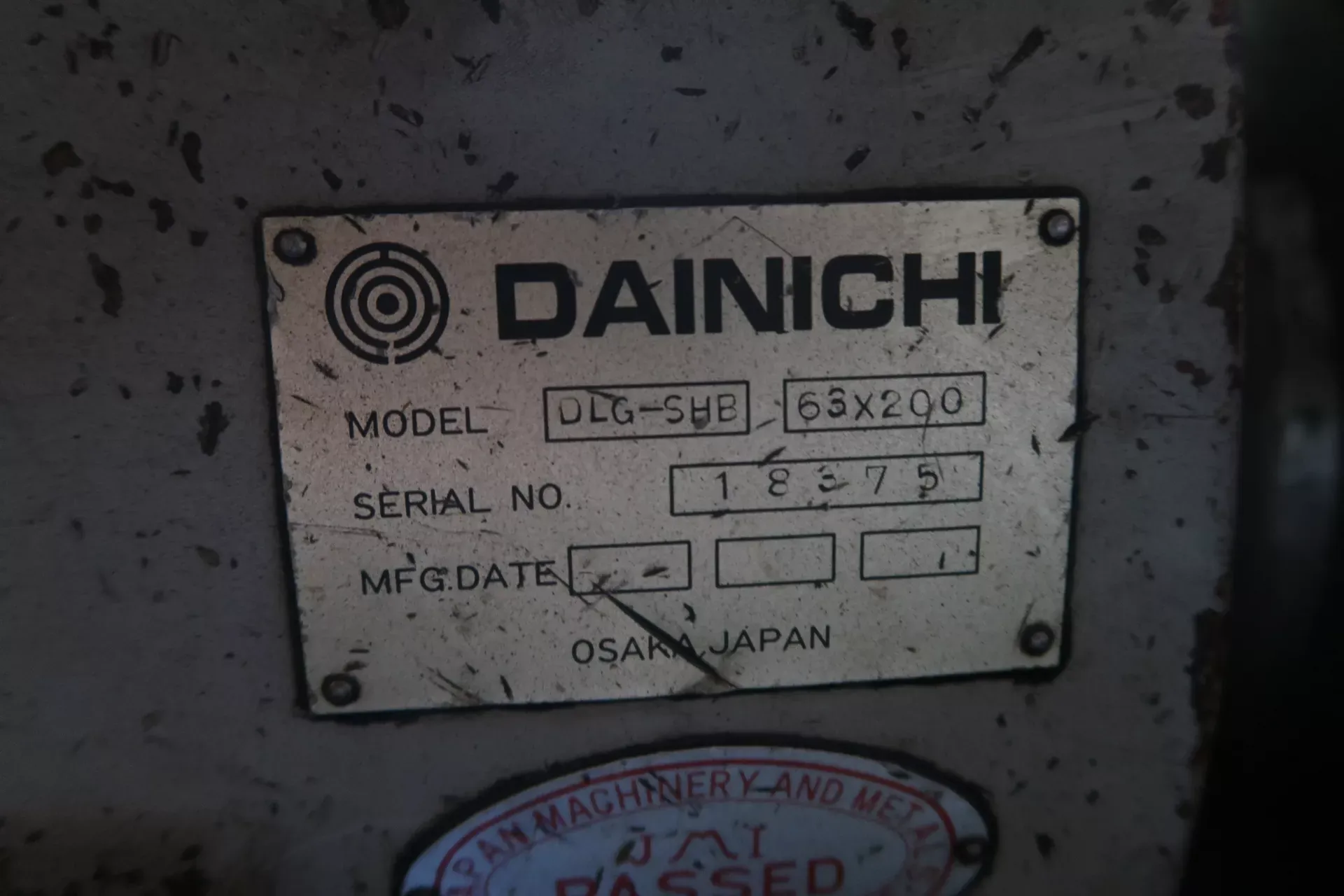 DIANICHI DLG-SHB 63X200 Manual Lathes 1