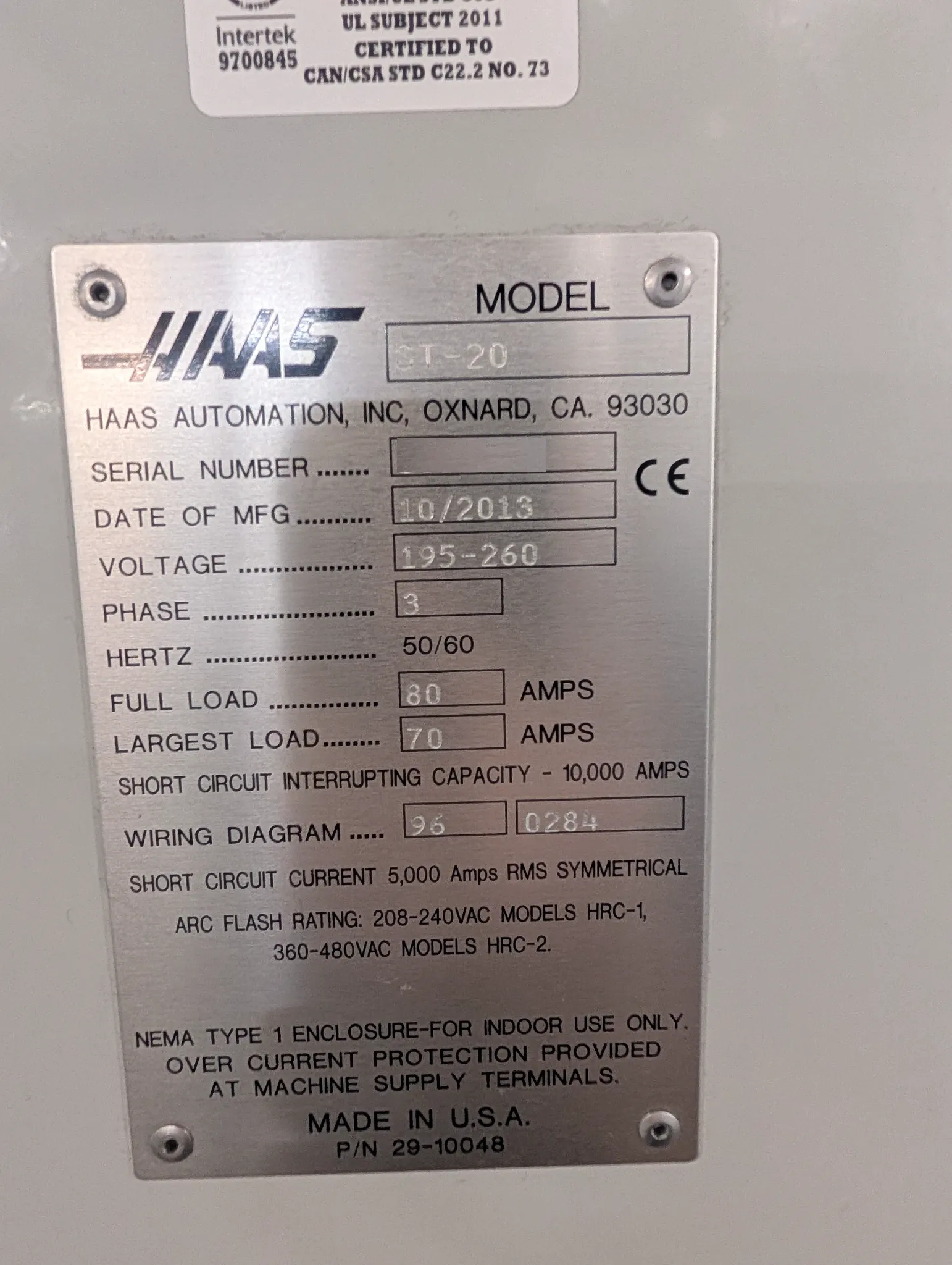 Haas ST-20M CNC Turning Center - C-Axis Live Tool Lathe 9