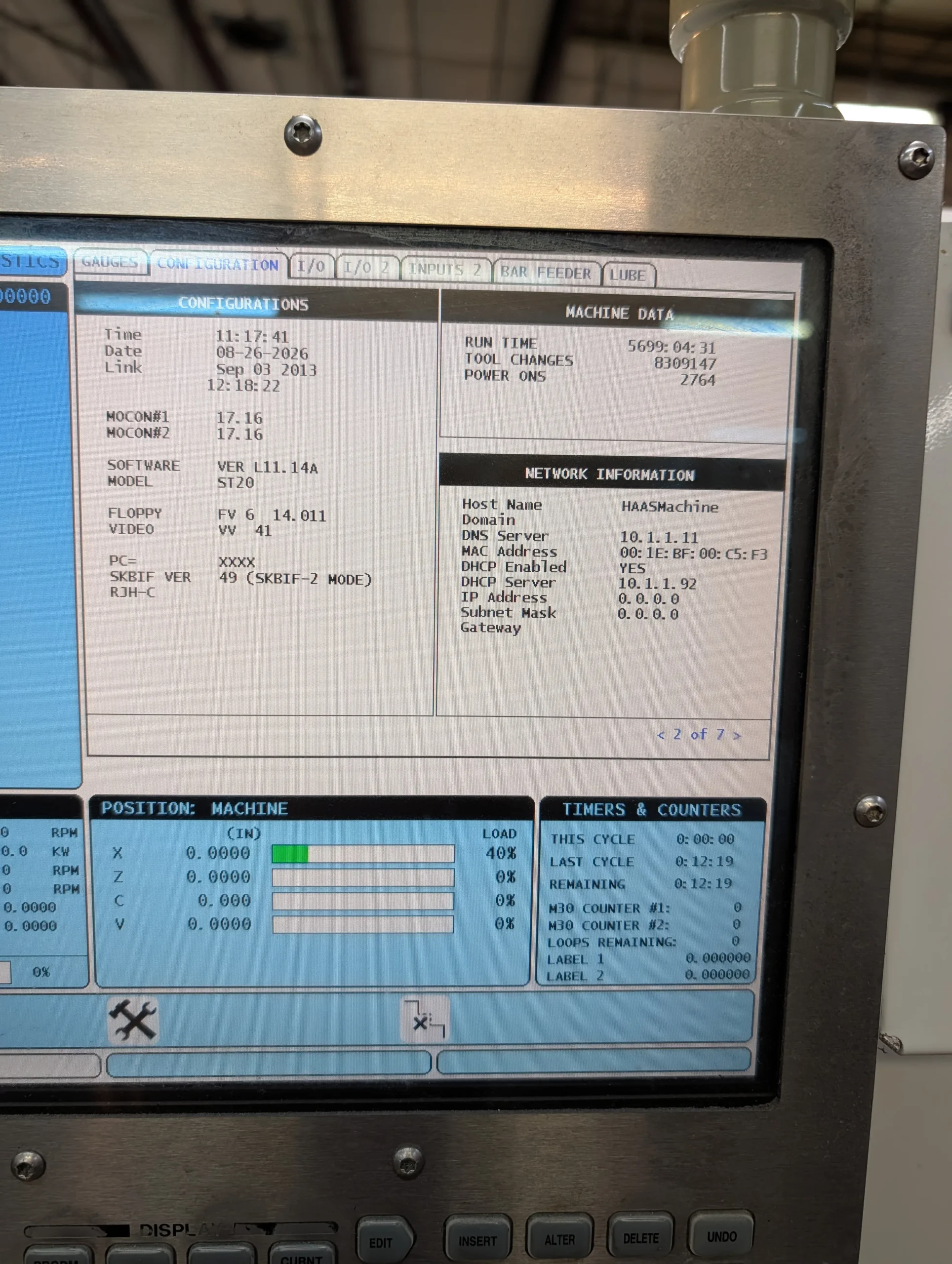 Haas ST-20M CNC Turning Center - C-Axis Live Tool Lathe 2