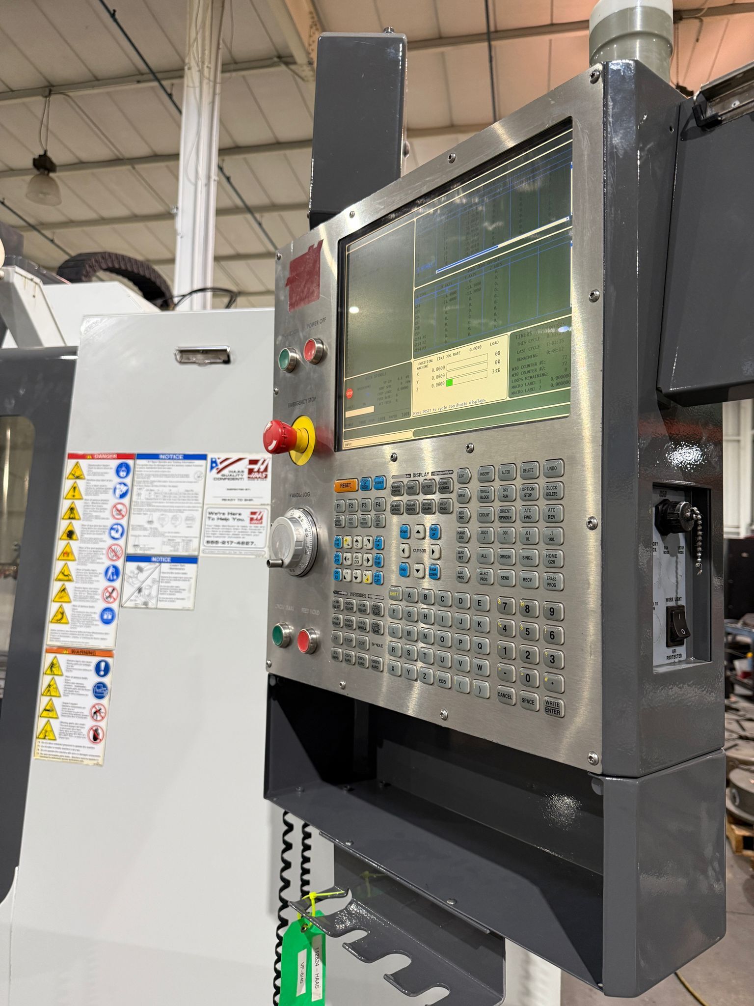 Haas VF-6/40 CNC Vertical Machining Center - 4th Axis Ready Mill 7