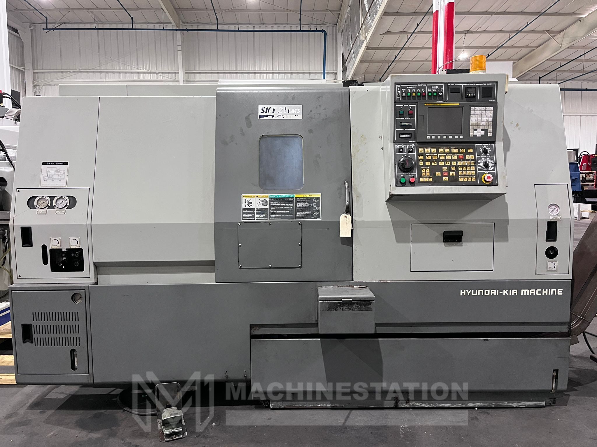 Hyundai Kia SKT-21LMS CNC Lathe - C Axis Live Tool Sub Spindle 0