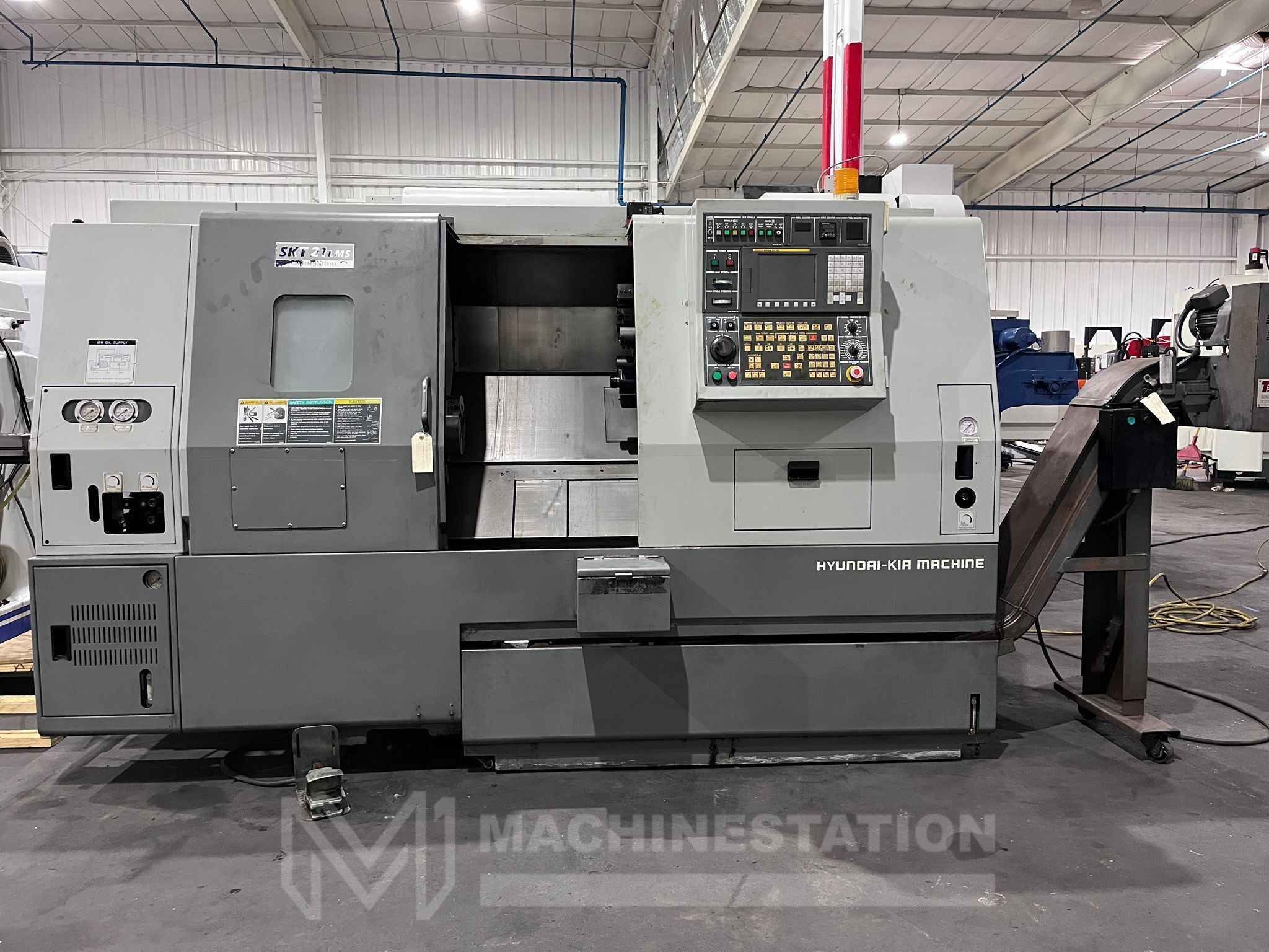Hyundai Kia SKT-21LMS CNC Lathe - C Axis Live Tool Sub Spindle 1