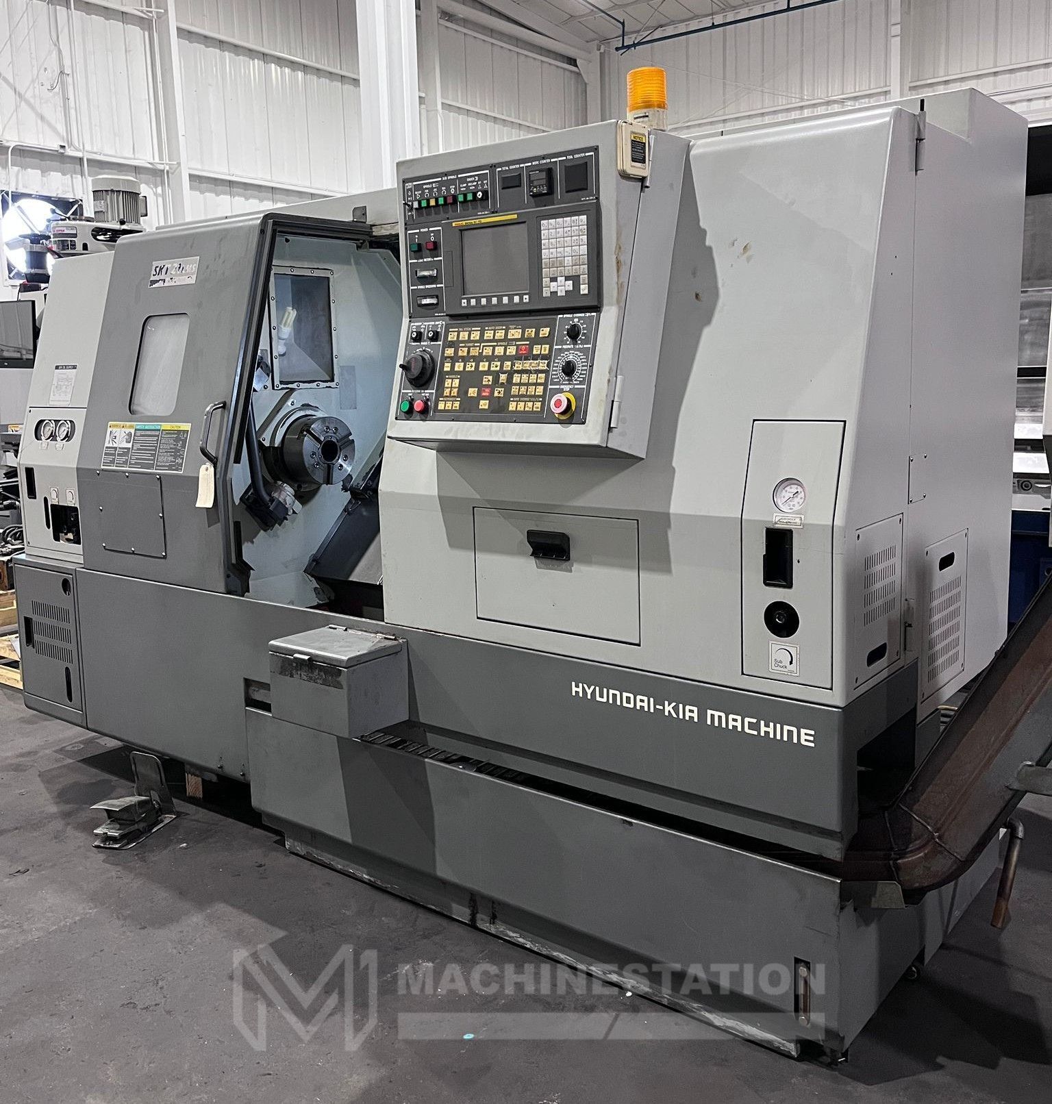 Hyundai Kia SKT-21LMS CNC Lathe - C Axis Live Tool Sub Spindle 2