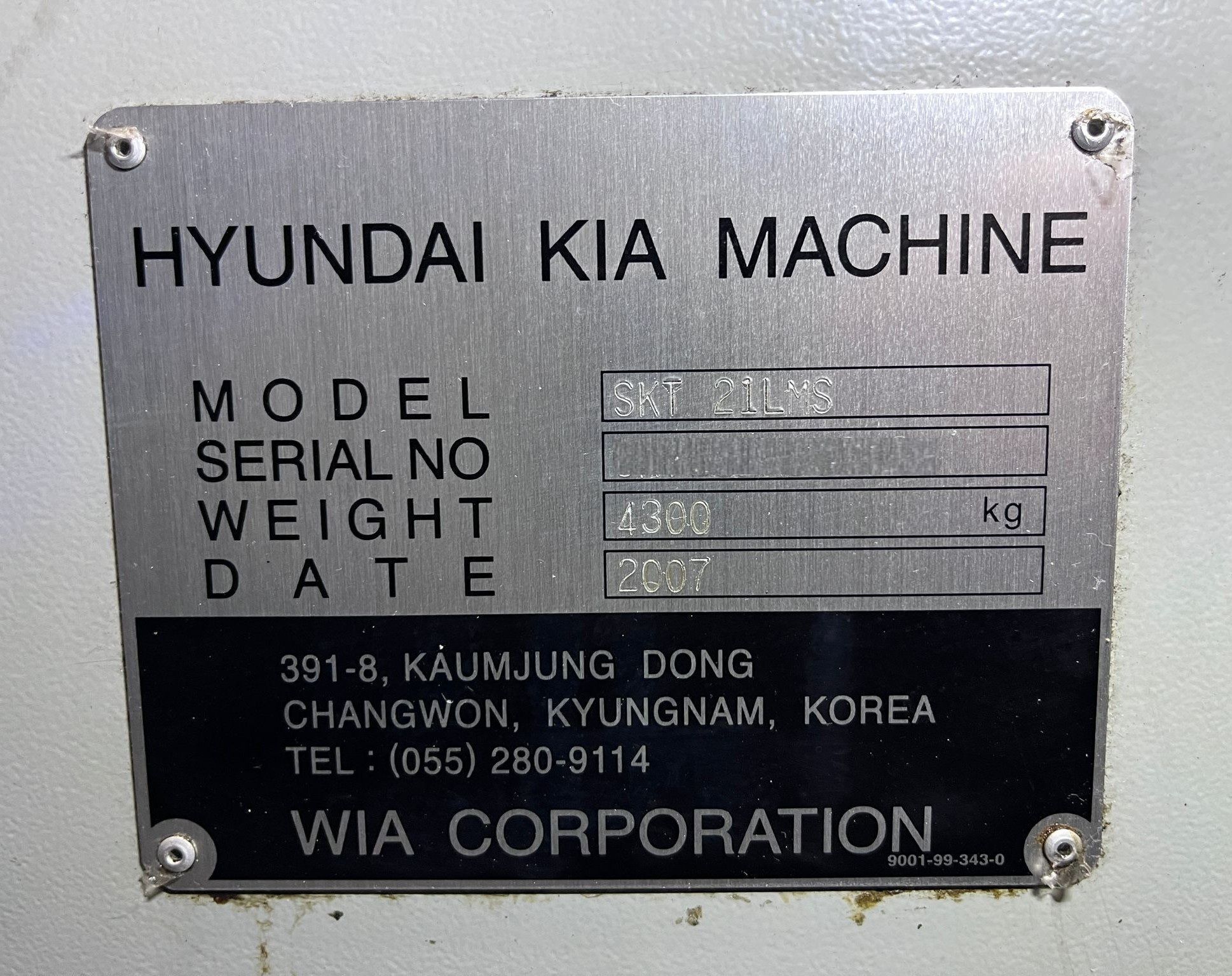 Hyundai Kia SKT-21LMS CNC Lathe - C Axis Live Tool Sub Spindle 14