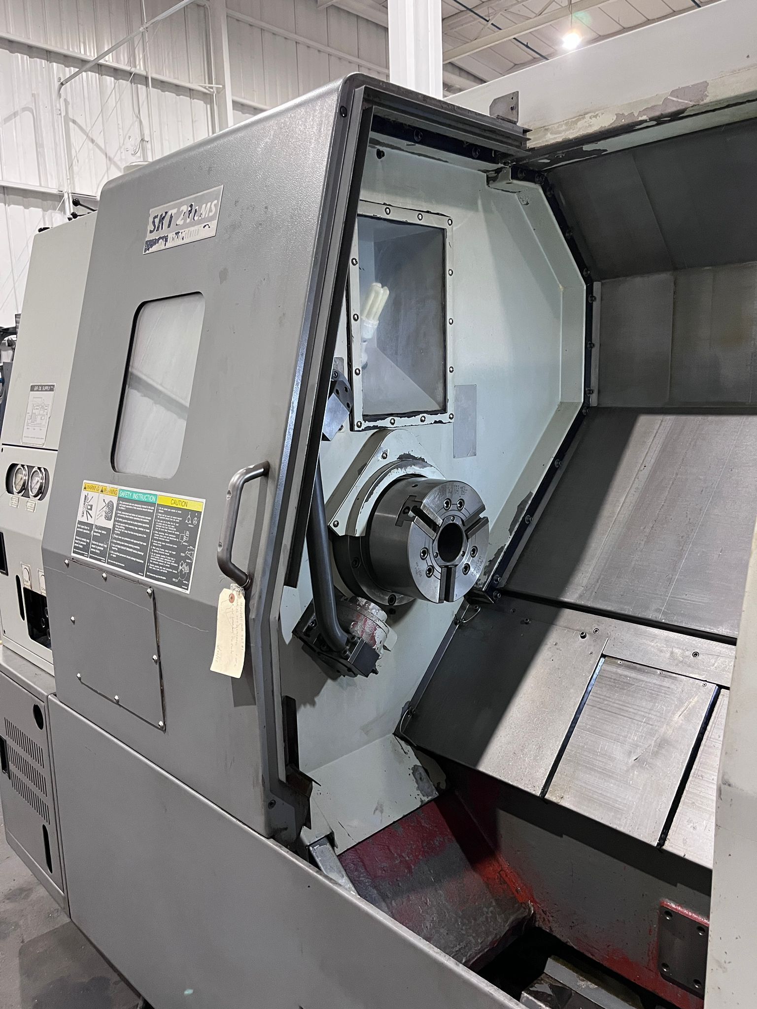 Hyundai Kia SKT-21LMS CNC Lathe - C Axis Live Tool Sub Spindle 5