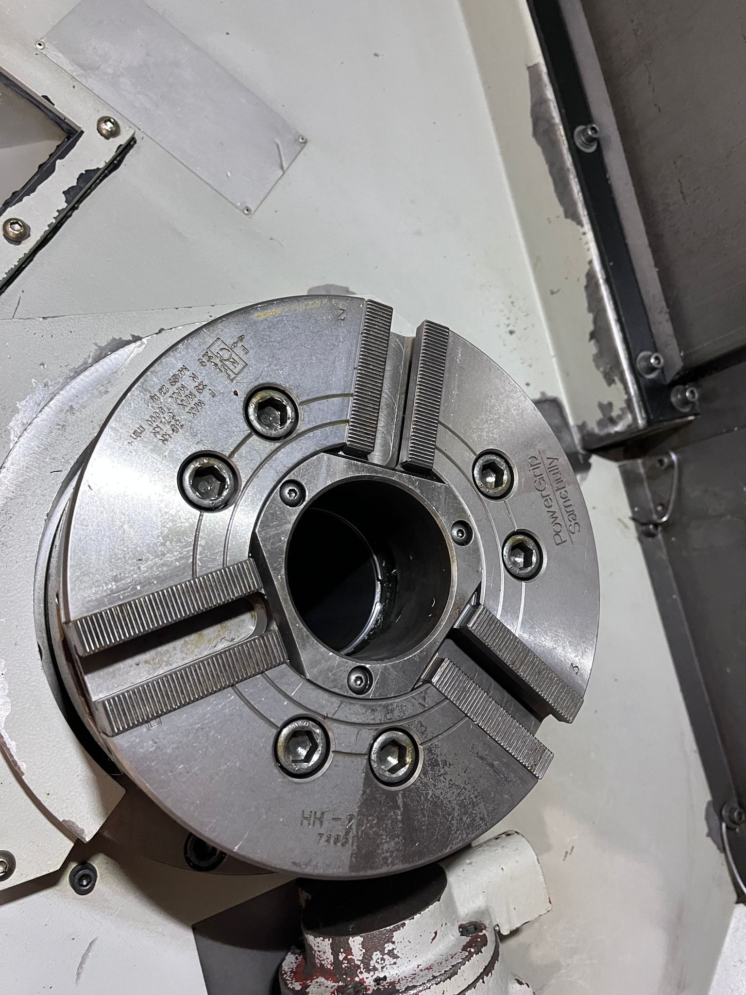 Hyundai Kia SKT-21LMS CNC Lathe - C Axis Live Tool Sub Spindle 6