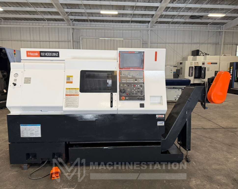 Mazak QTN 200-II CNC Turning Center - 8" Chuck Tool Presetter Tailstock Lathe 0