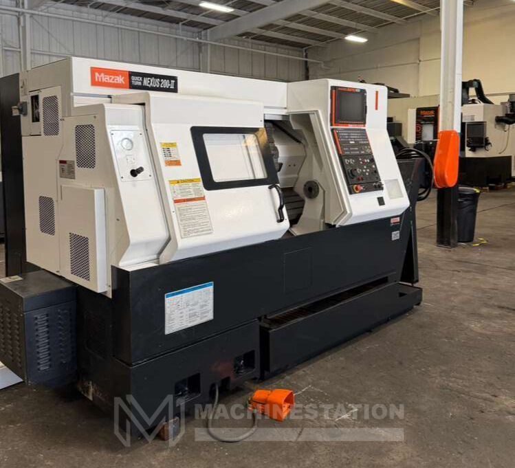 Mazak QTN 200-II CNC Turning Center - 8" Chuck Tool Presetter Tailstock Lathe 1