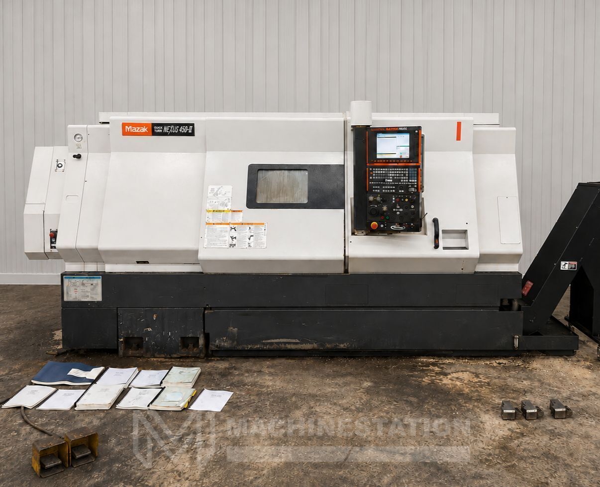 Mazak Quick Turn Nexus 450-II CNC Turning Center - 18" Chuck Lathe 2