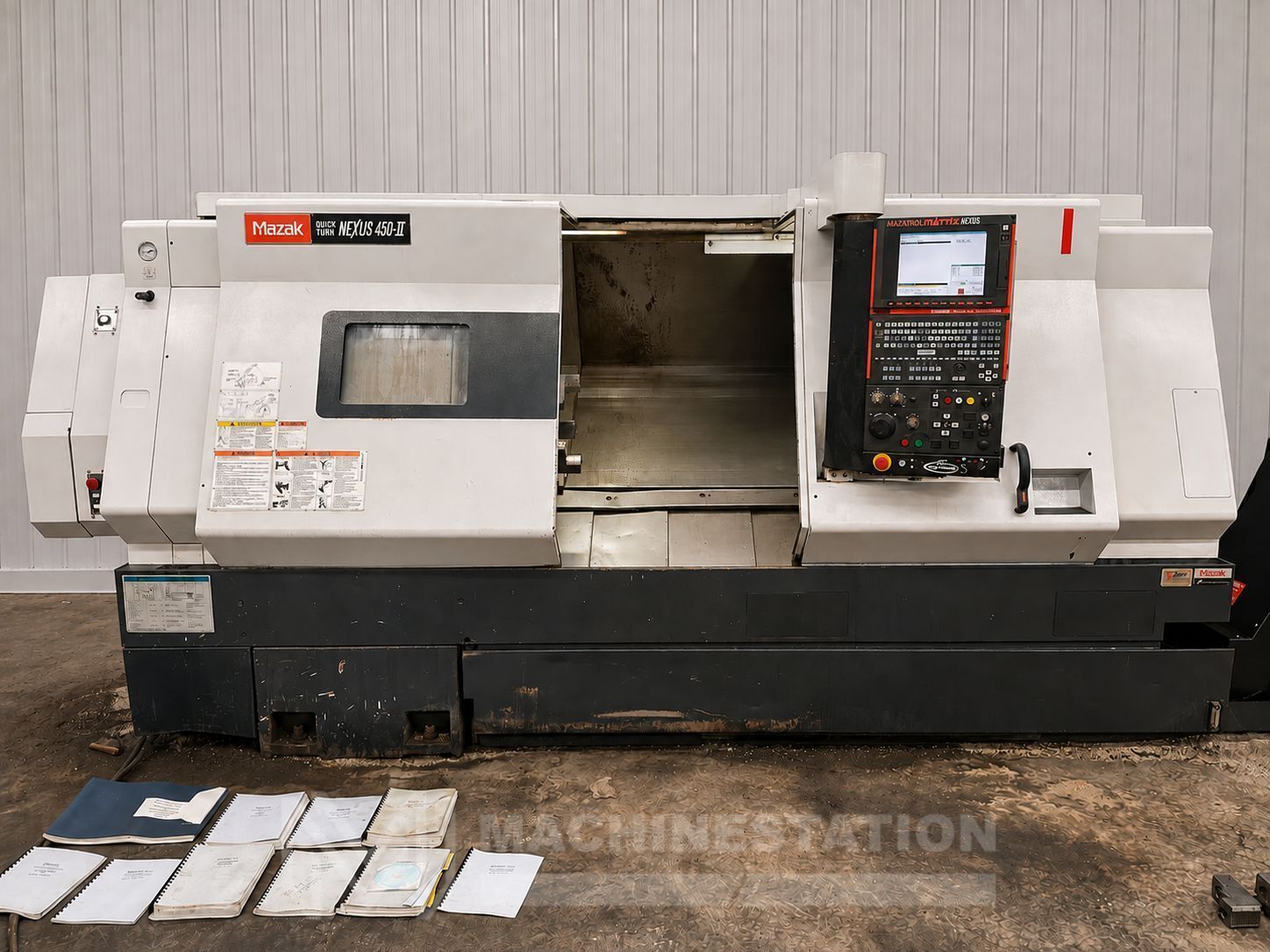 Mazak Quick Turn Nexus 450-II CNC Turning Center - 18" Chuck Lathe 1