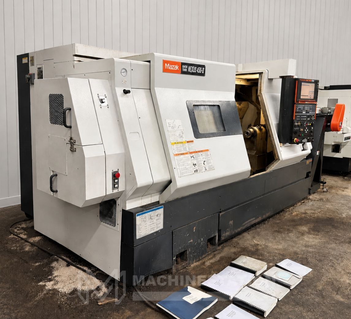 Mazak Quick Turn Nexus 450-II CNC Turning Center - 18" Chuck Lathe 3
