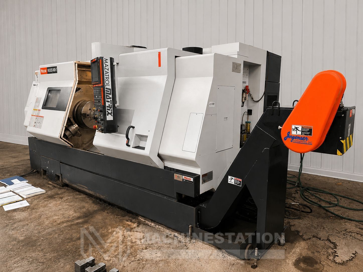 Mazak Quick Turn Nexus 450-II CNC Turning Center - 18" Chuck Lathe 4