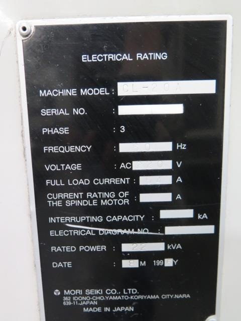 Mori Seiki CL 20A (2)