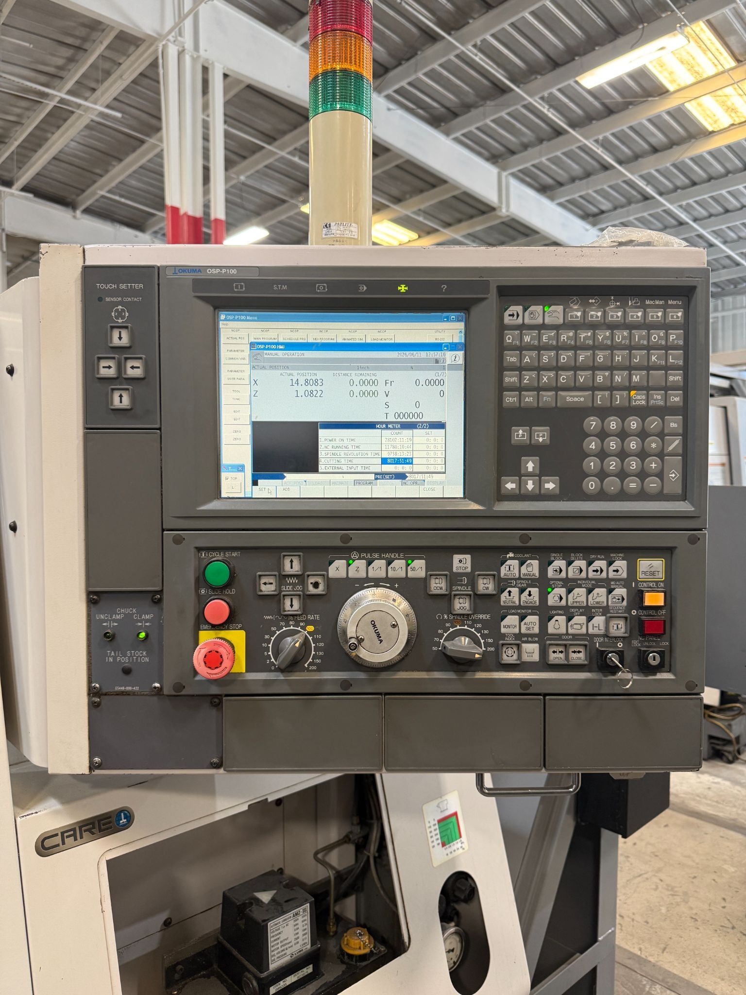 Okuma Captain L370 CNC Turning Center - 10" Chuck Lathe 6